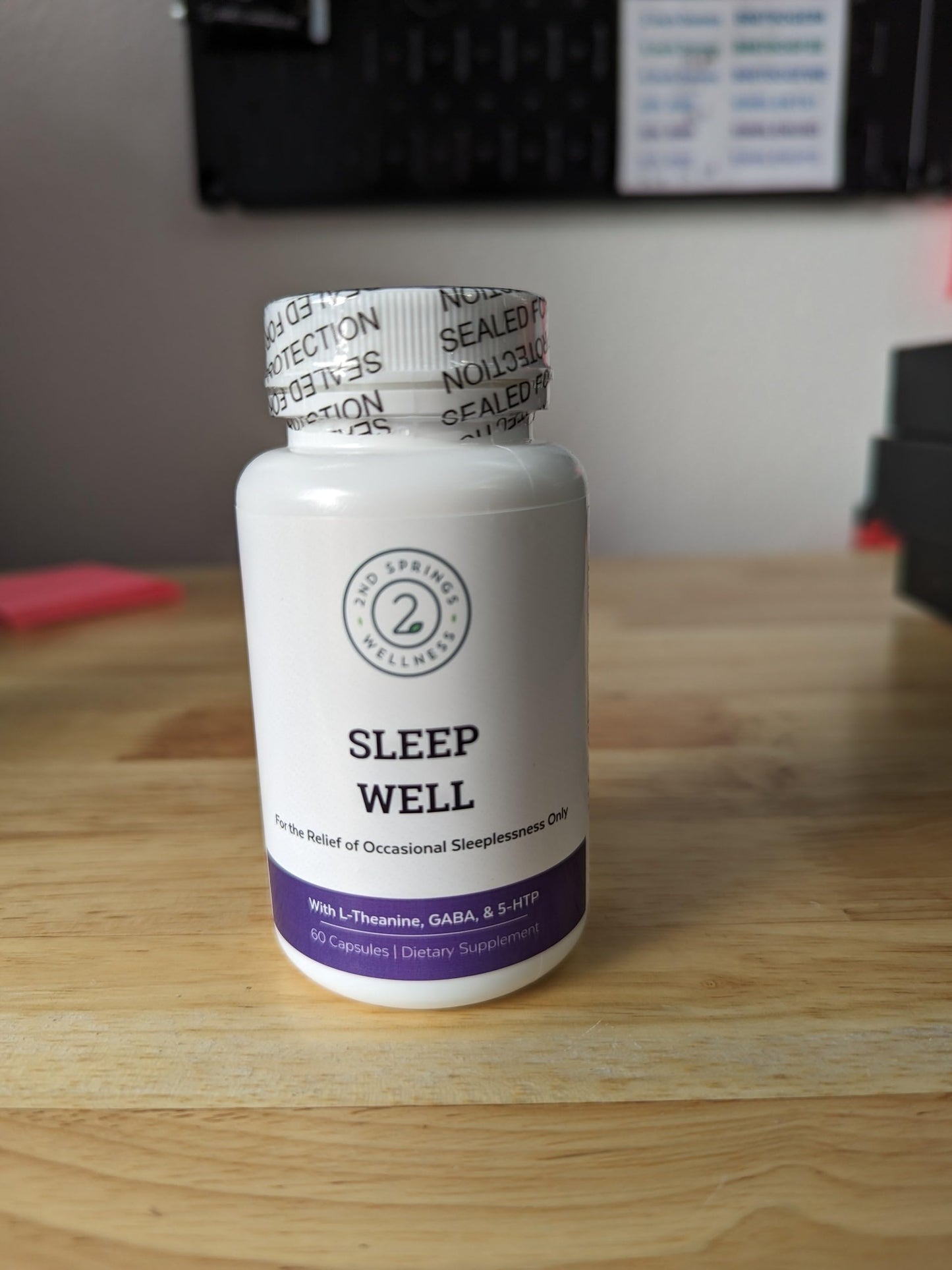 Suplemento Sleep Well 2nd Springs para relajación y descanso