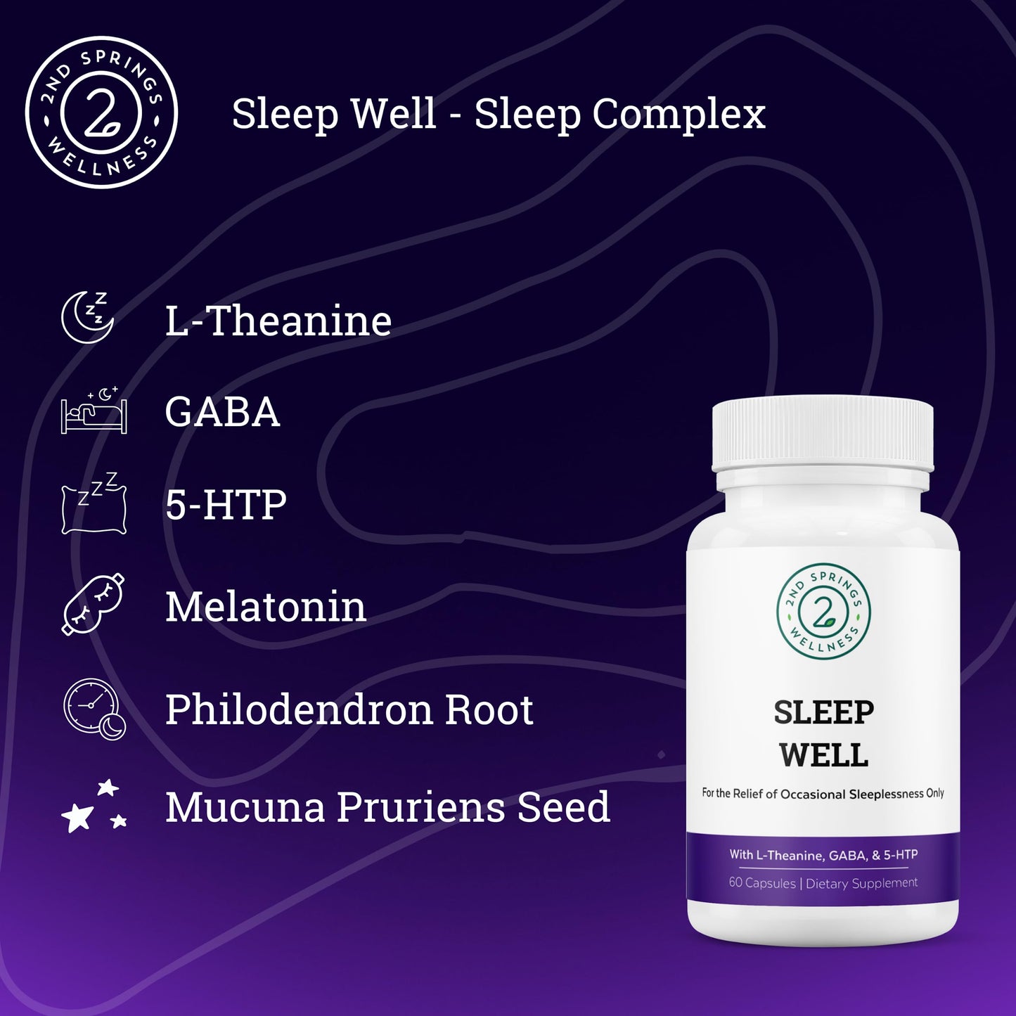 Suplemento Sleep Well para ciclo sueño-vigilia equilibrado