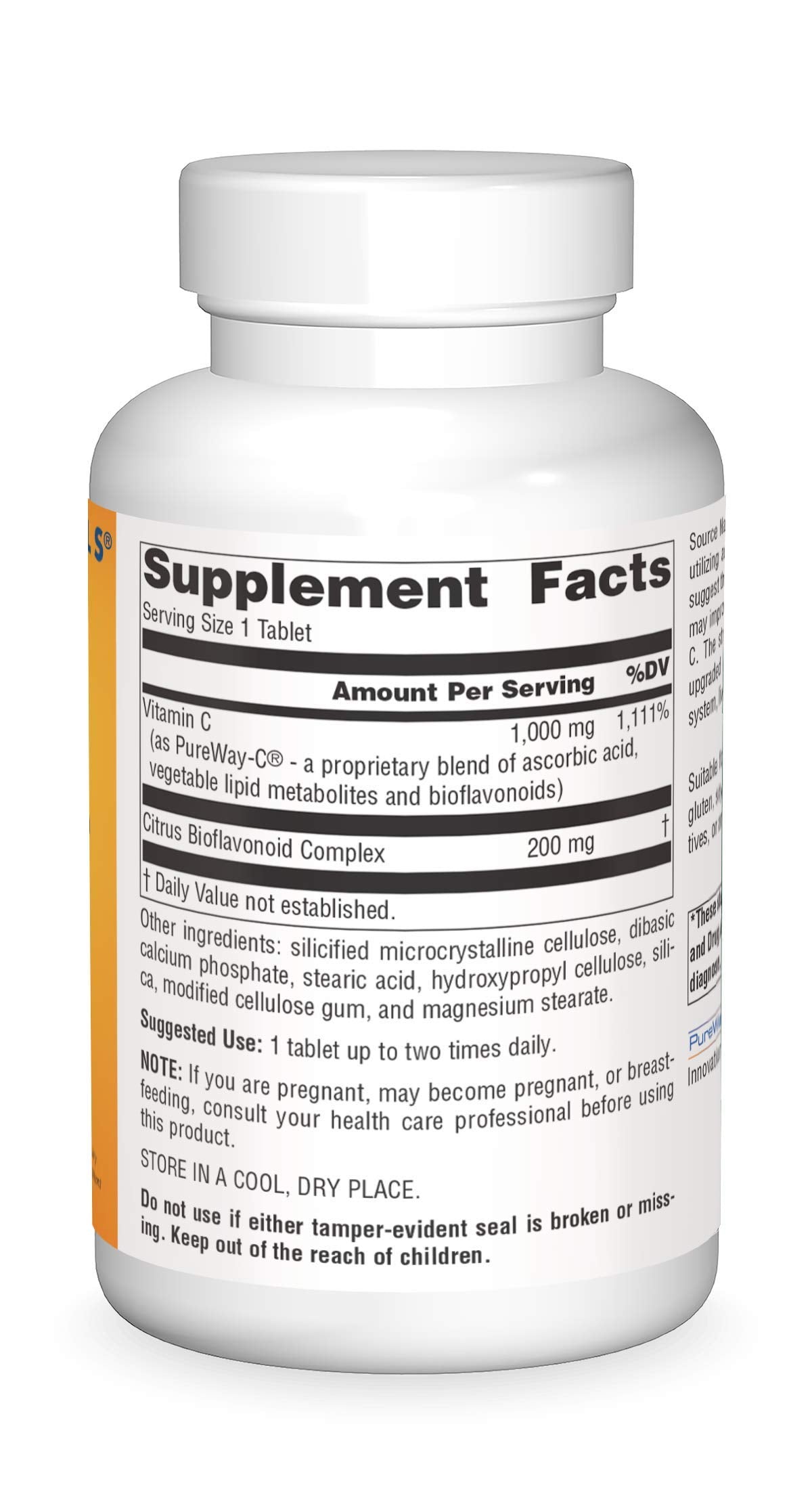 Suplemento Source Naturals Metabolic C para sistema inmune
