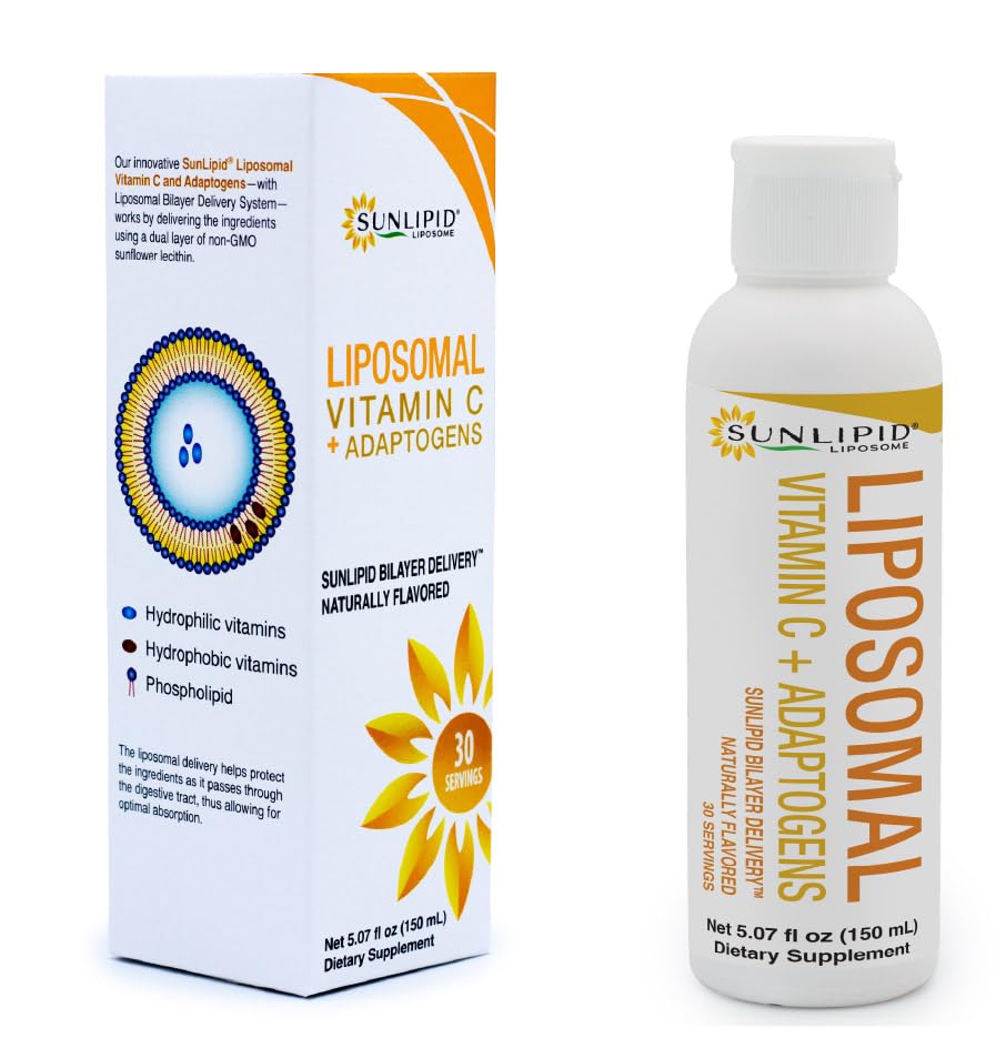 Suplemento Sunlipid vitamina c con echinacea y astragalo 150 ml botella