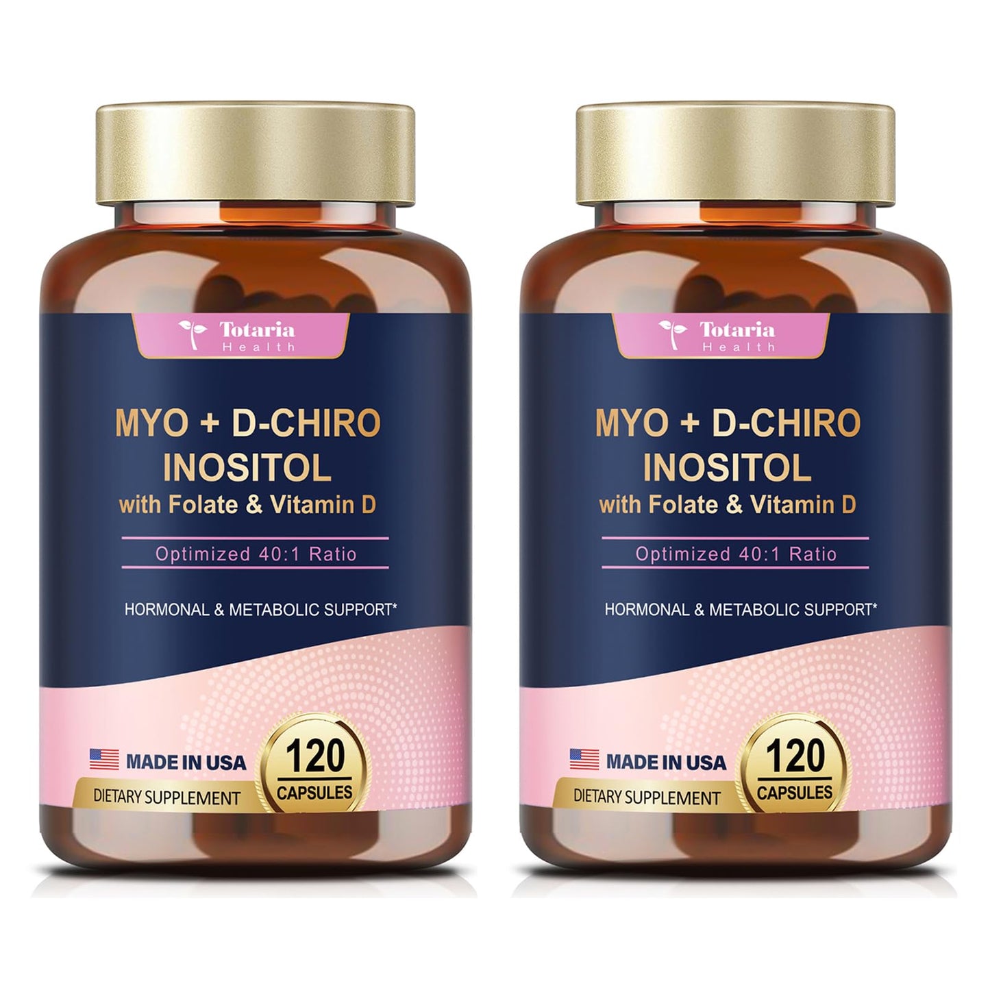 Suplemento Totaria inositol para mujeres con vitaminas y folato