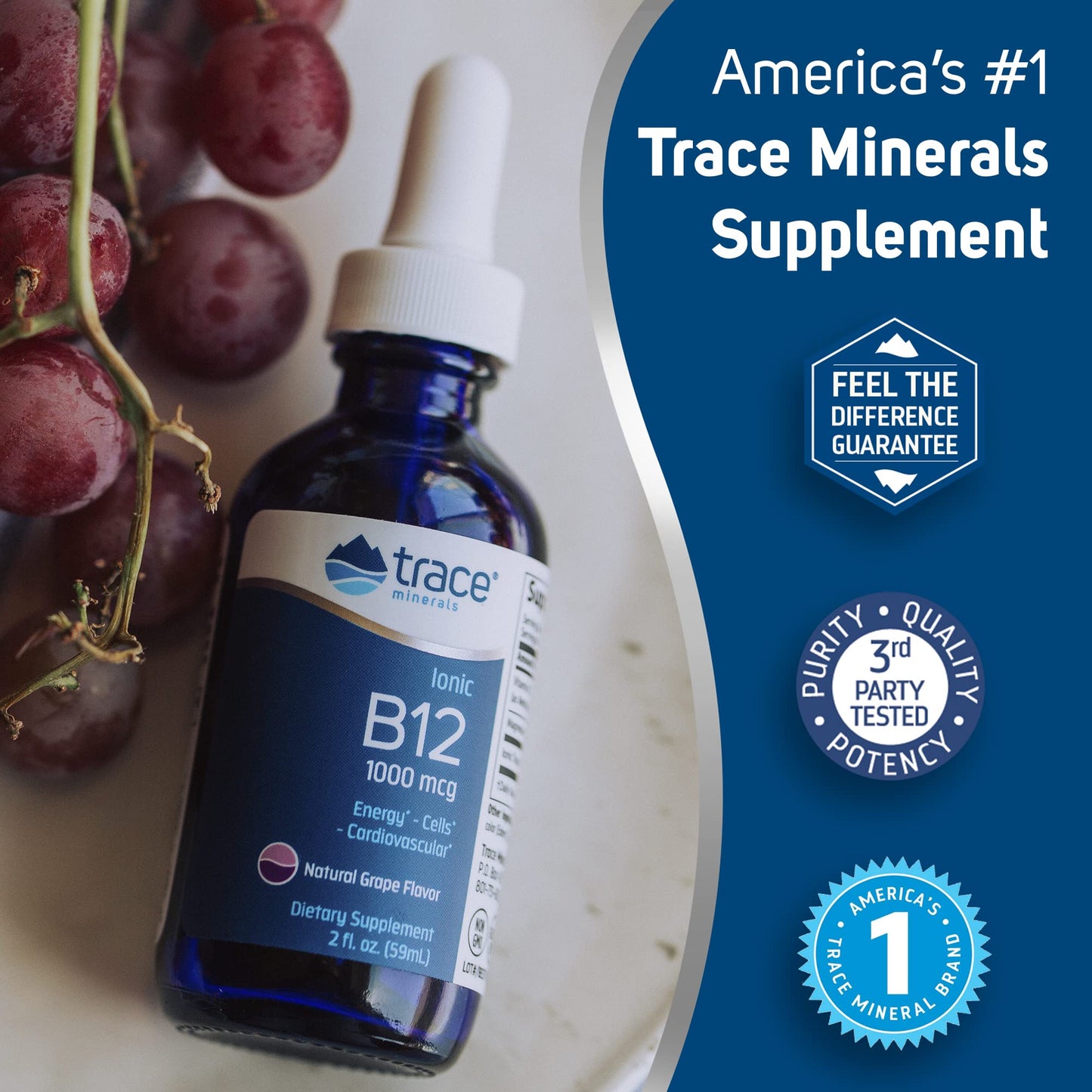 Suplemento trace minerals sin sabor, vegano
