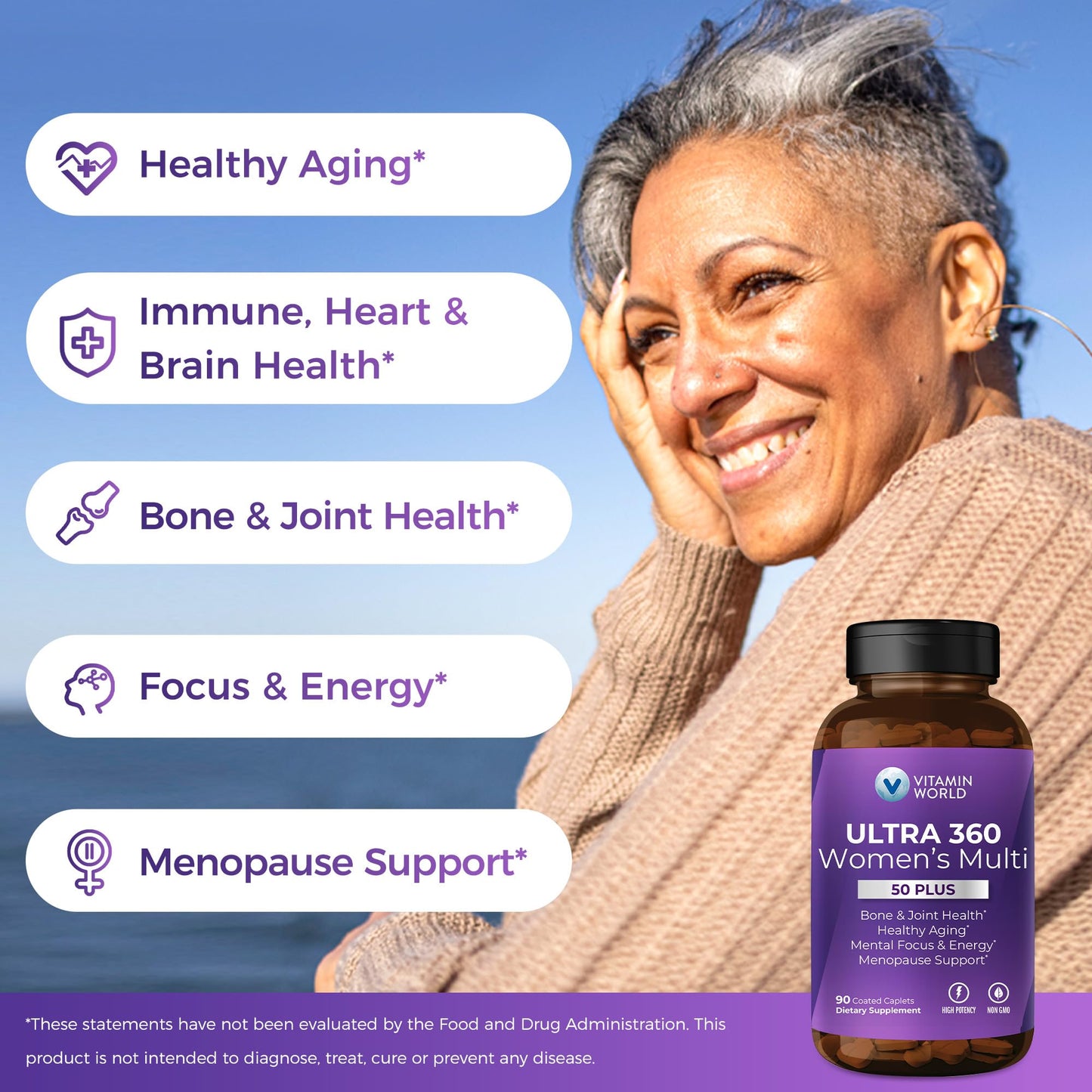 Suplemento Ultra 360 presentado por Vitamin World