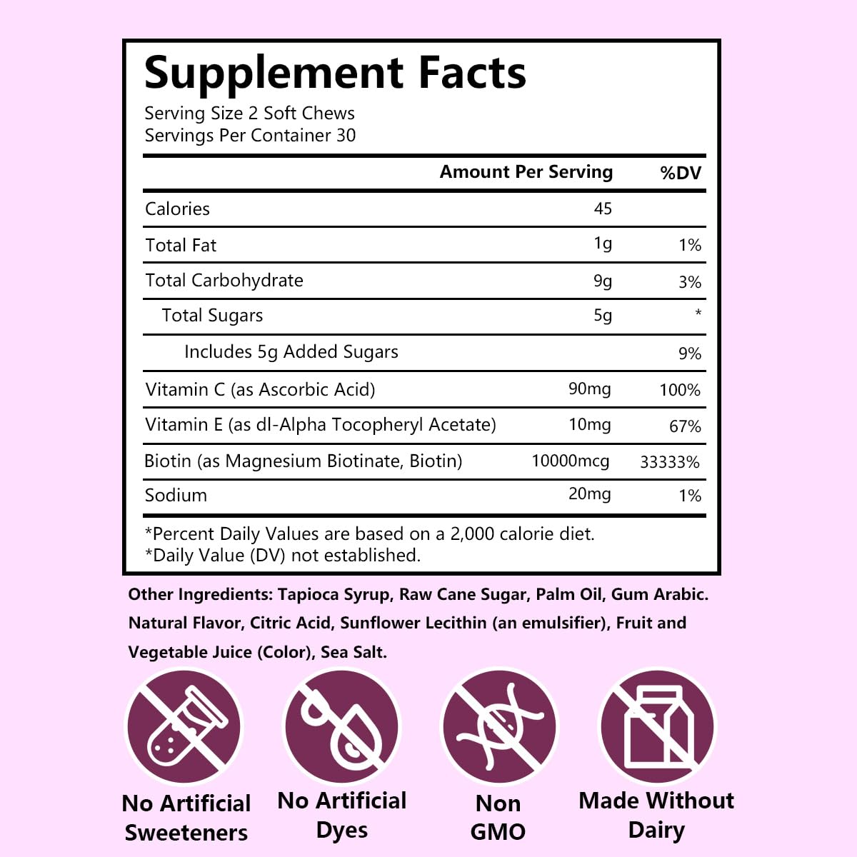 Suplemento Umizze para crecer cabello grueso y saludable