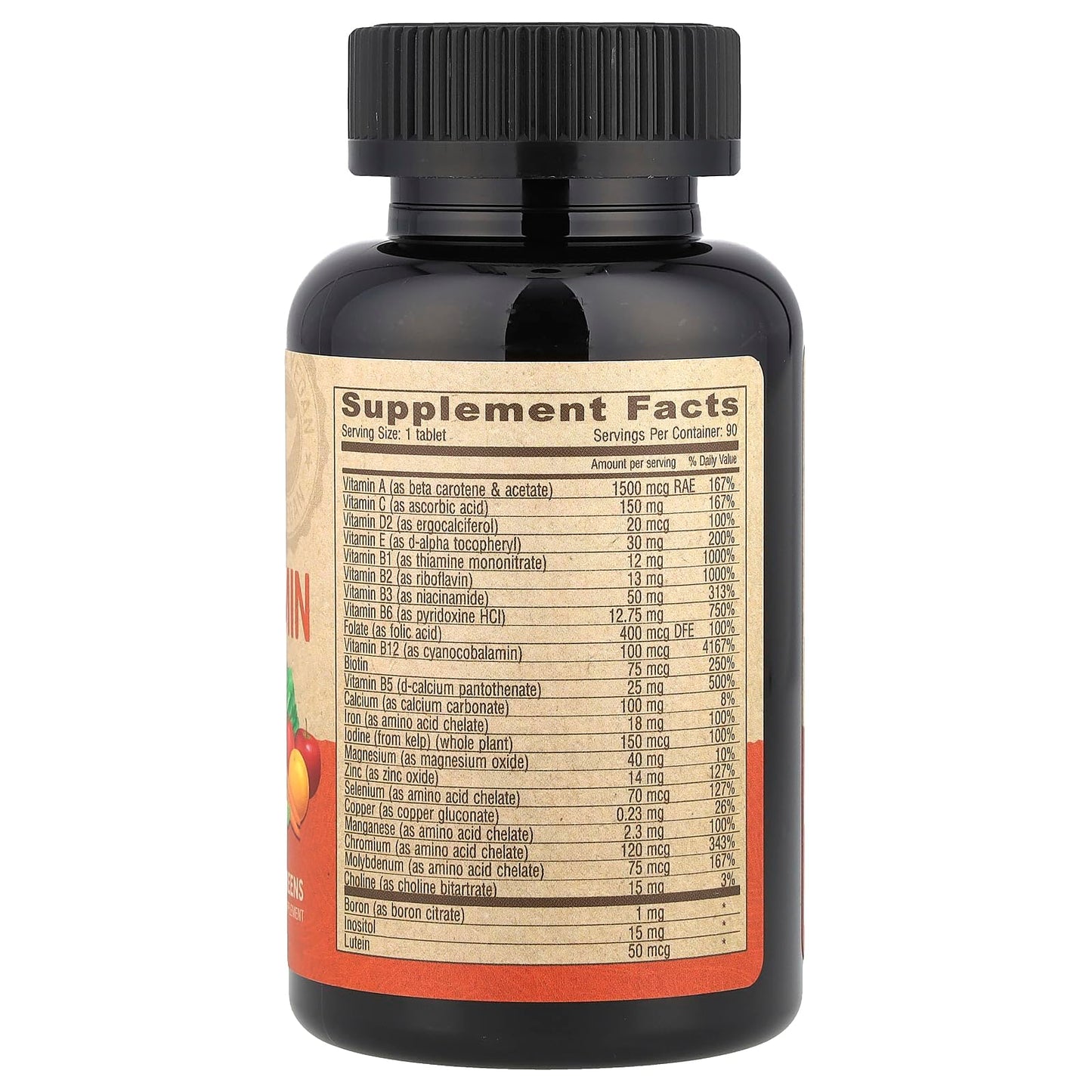 Multivitaminas de suplemento vegano DEVA