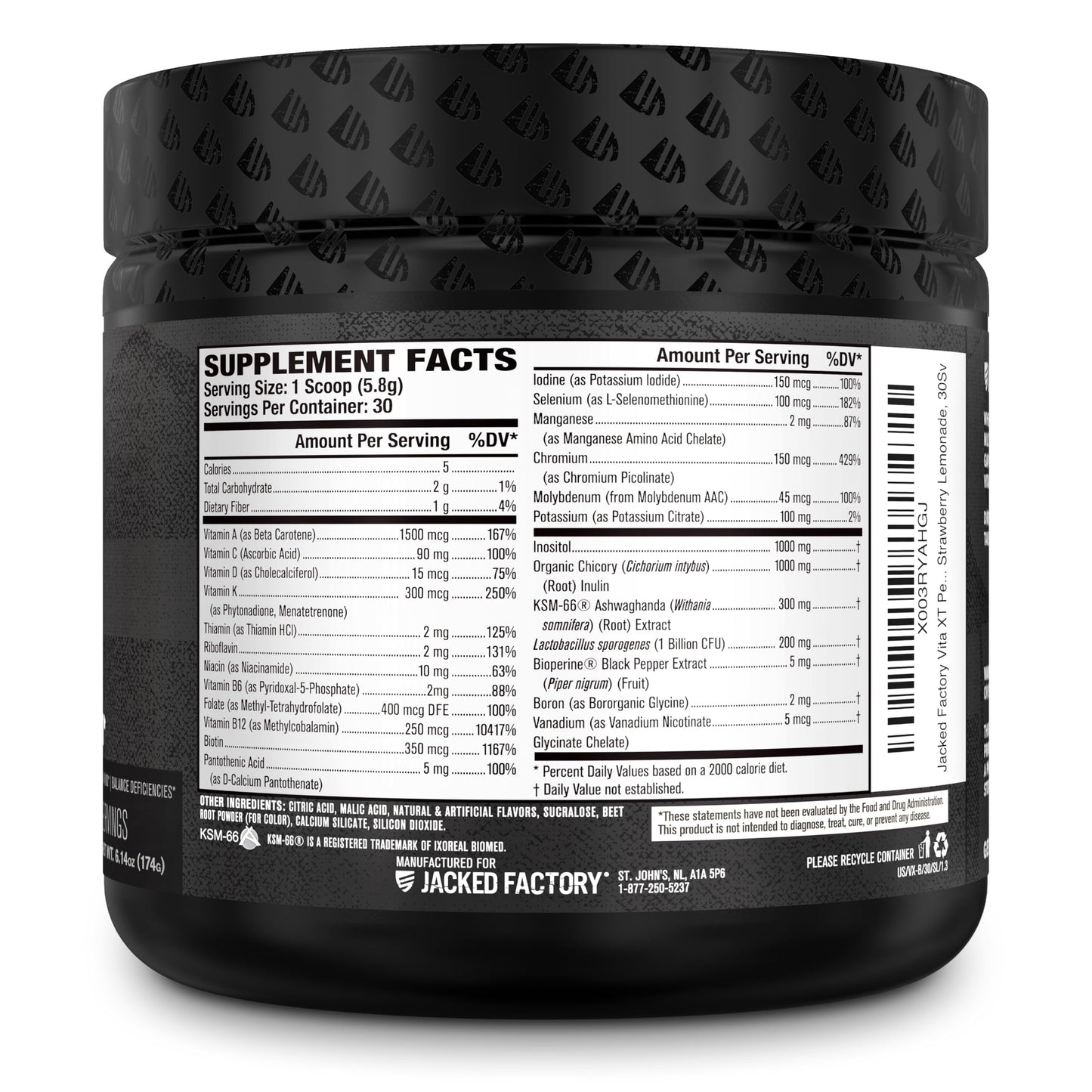 Suplemento Vita XT multivitamina, ideal para atletas y deportistas.