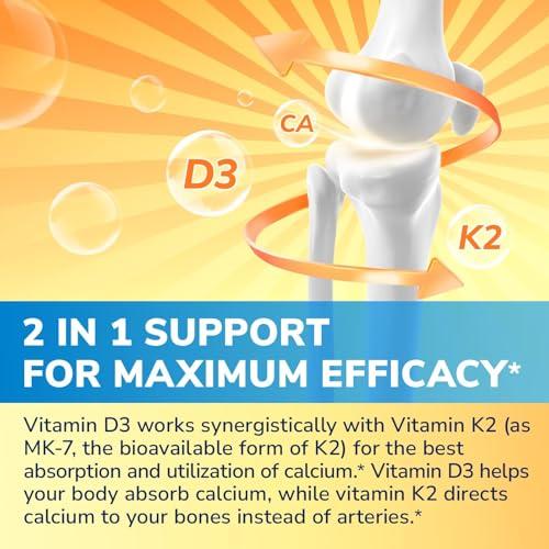Suplemento Vitalibre combinado con vitamina D3 K2 y magnesio