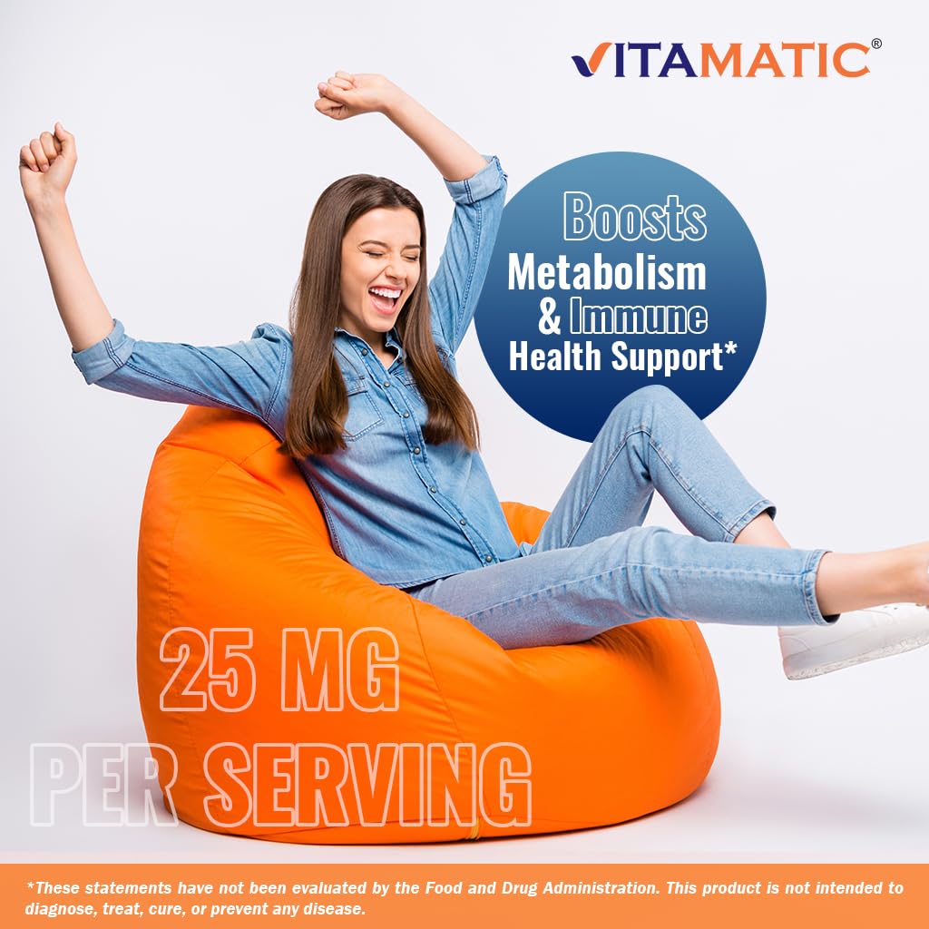 Suplemento Vitamatic vitamina B6 tabletas vegetarianas