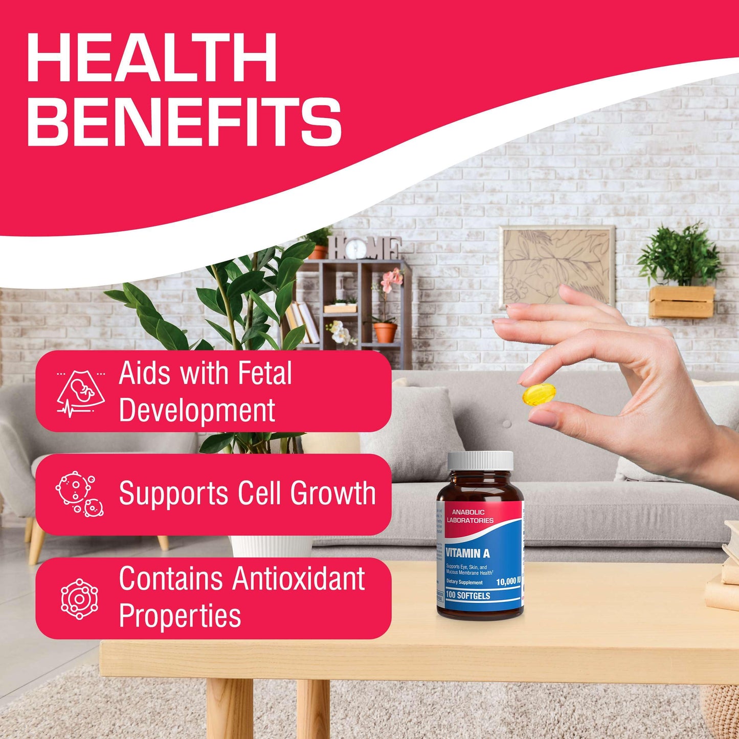Suplemento vitamina A con retinol Anabolic Laboratories