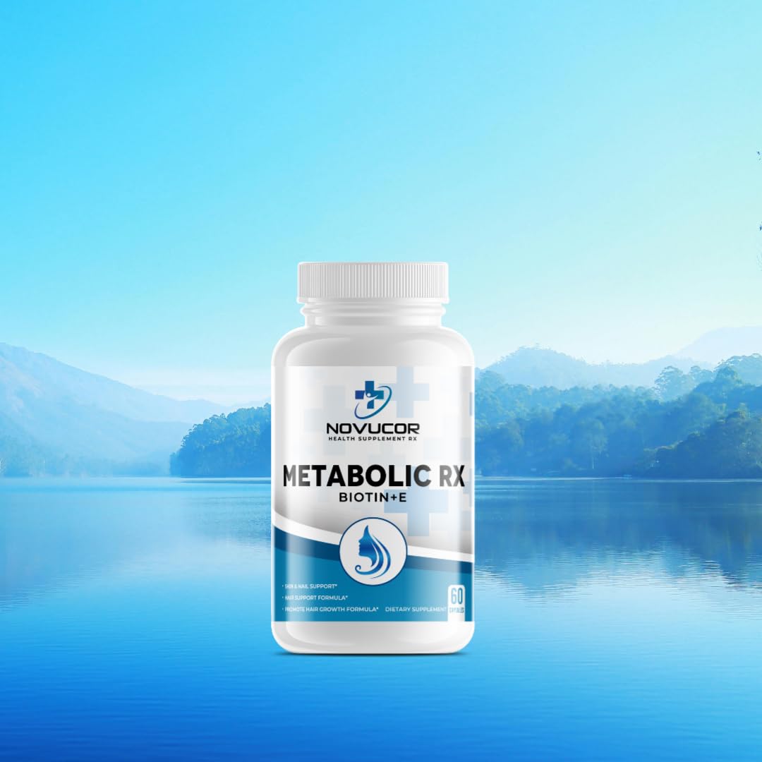 Suplemento vitamina B coenzima para bienestar Novucor 60 cápsulas