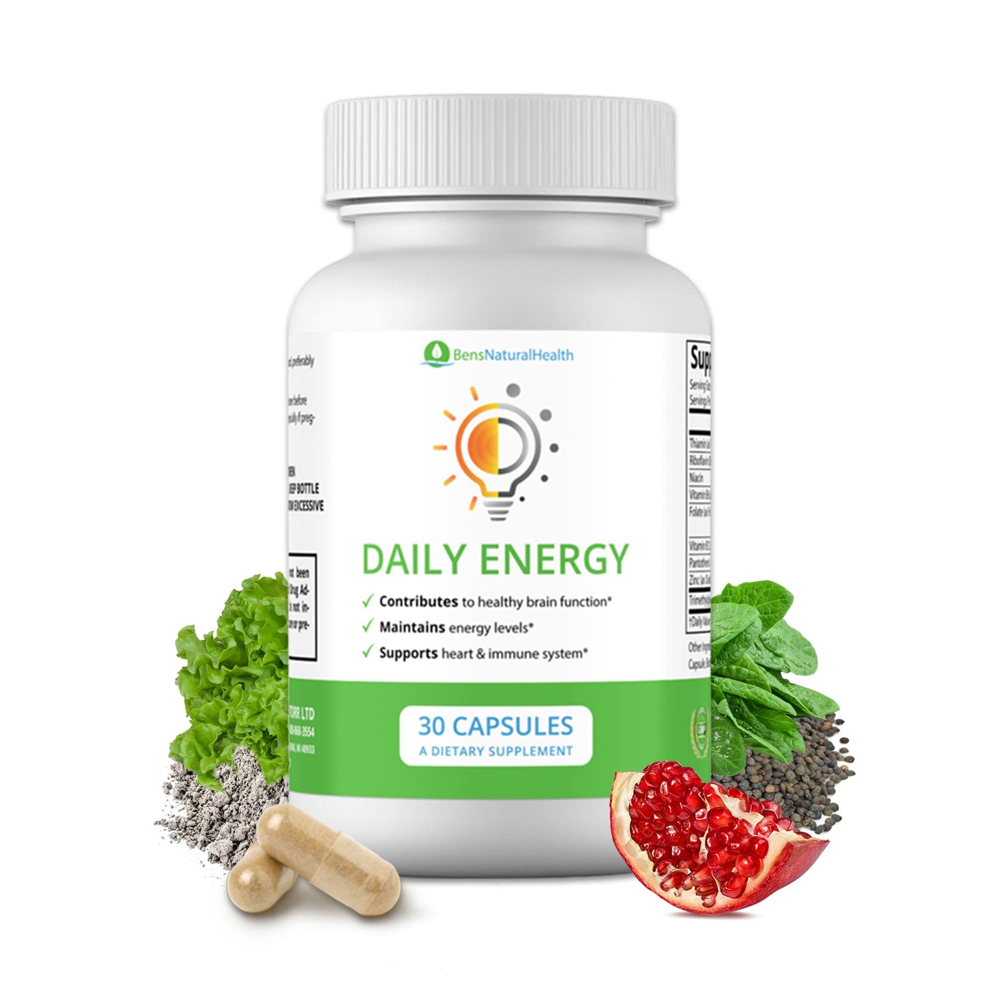 Suplemento vitamina B complejo para mejora memoria y ánimo