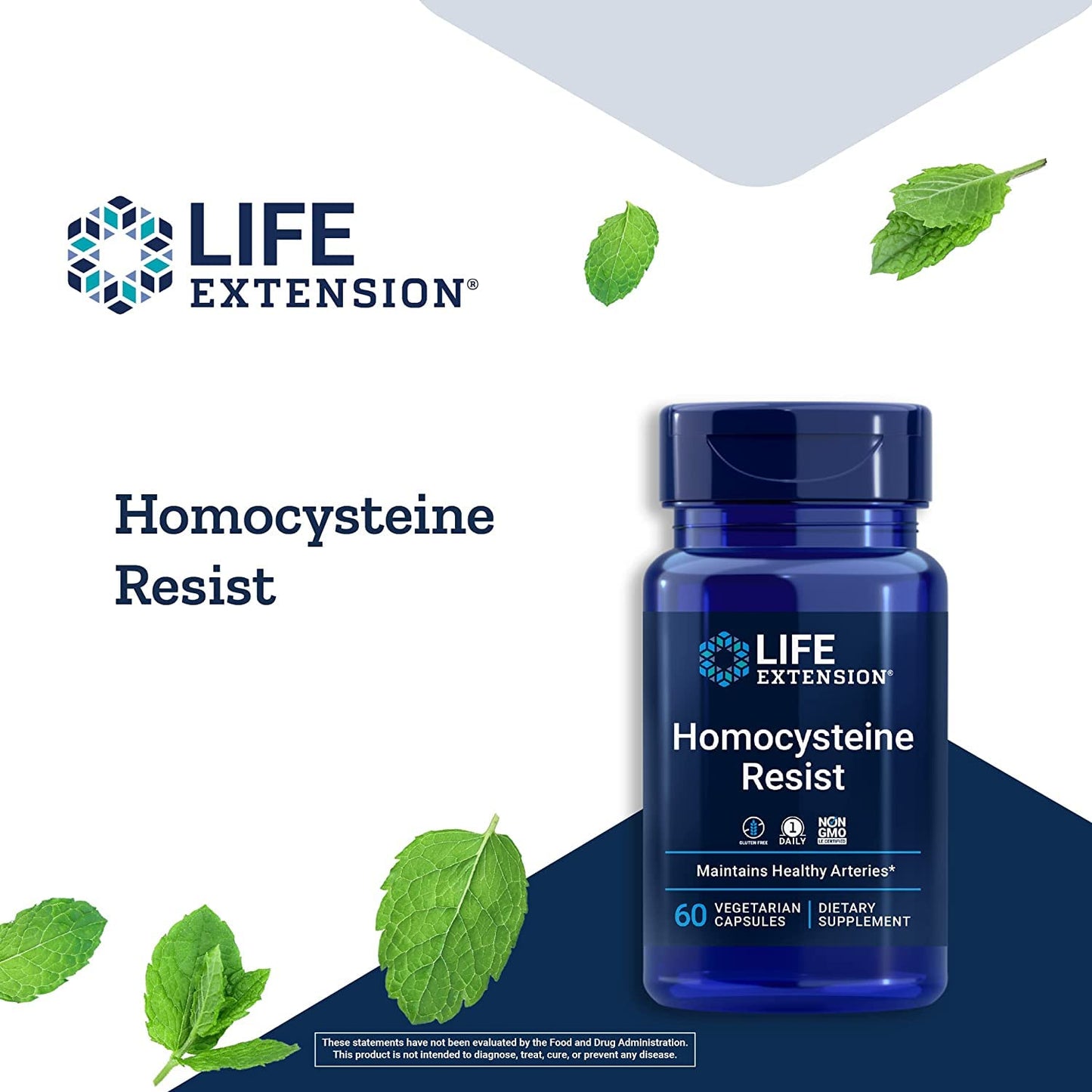 Suplemento vitamina B para homocisteína Life Extension