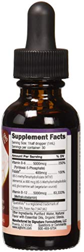 Suplemento vitamina B12 5000 SIGFORM para uso sublingual
