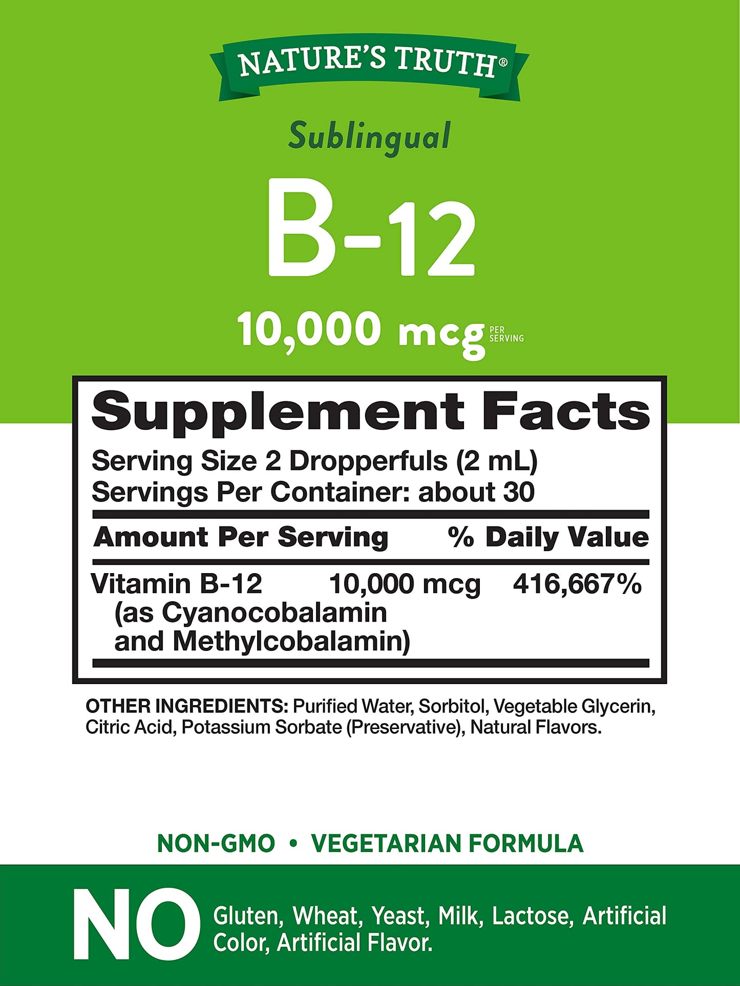 Suplemento vitamina b-12 rápida absorción para energía y nervios