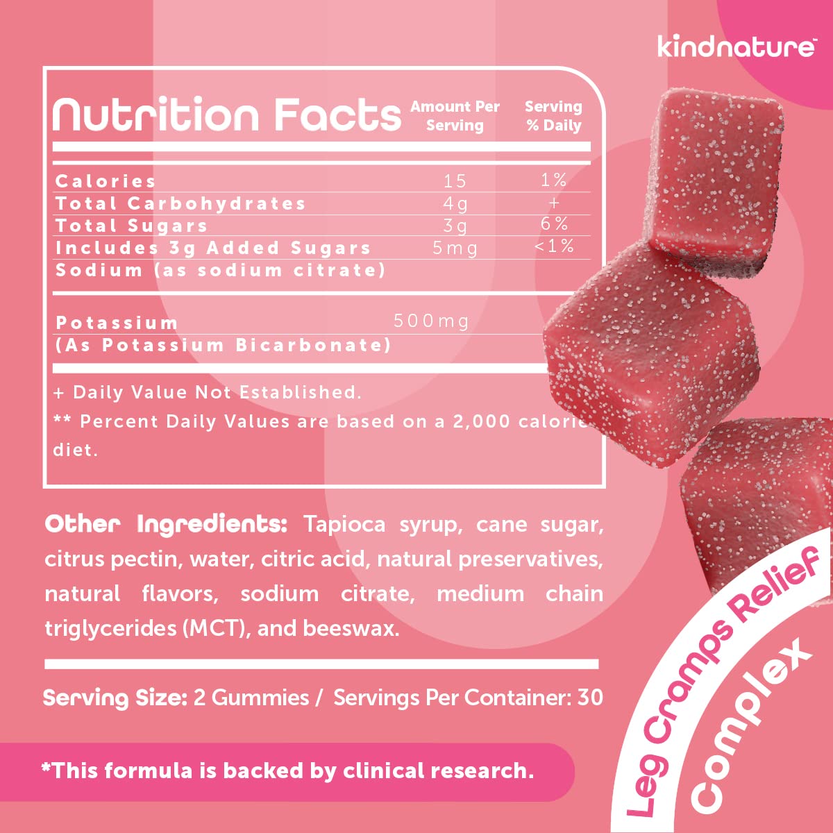 Suplemento de vitamina B2 riboflavina y potasio Kind Nature