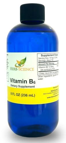 Suplemento vitamina B6 líquido para energía y sistema nervioso