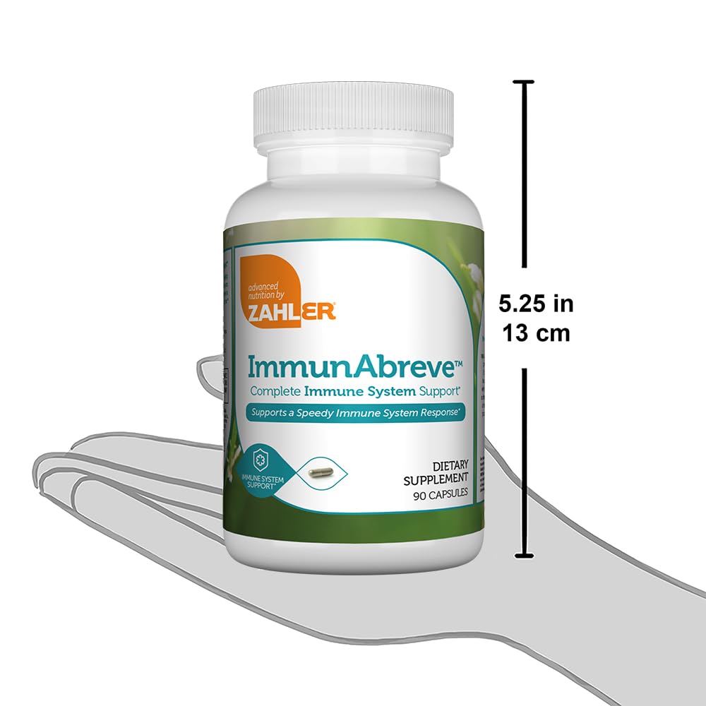 Suplemento con vitamina C y equinácea Zahler ImmunAbreve