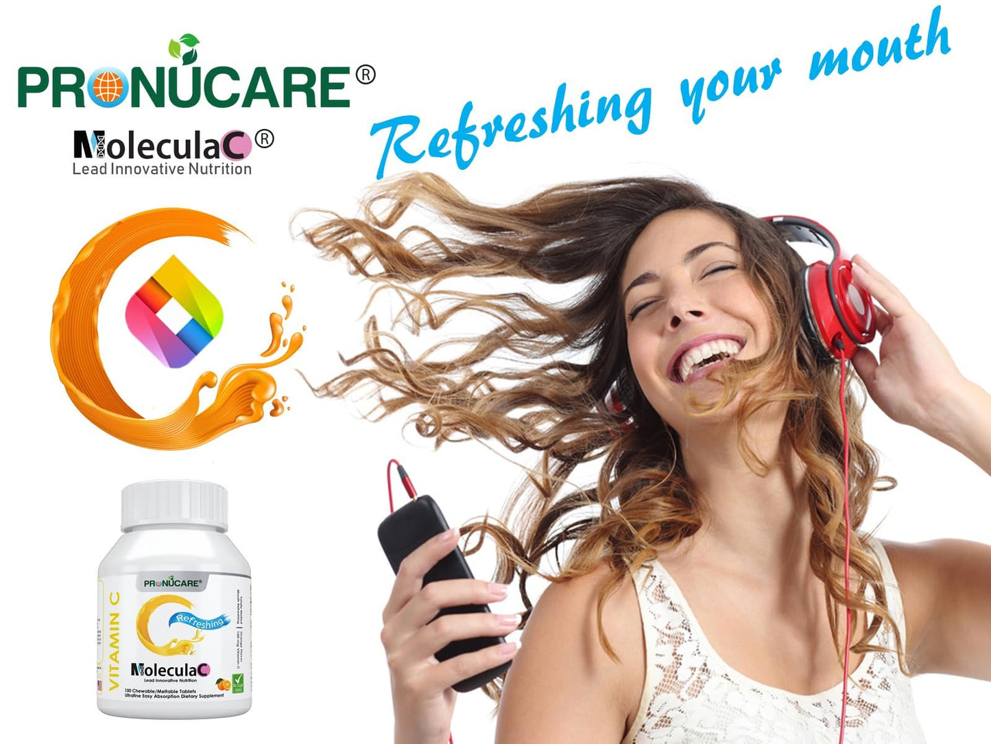 Suplemento vitamina c liberación controlada PronuCare sin azúcar