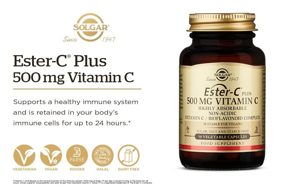 Suplemento vitamina c sin acidez ester-c solgar