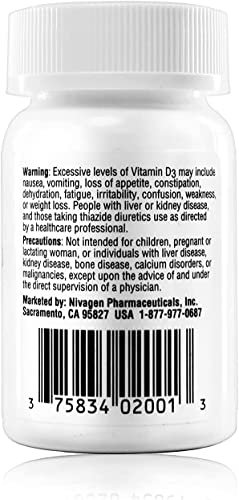 Suplemento vitamina D3 50000 UI paquete 2 Nivagen
