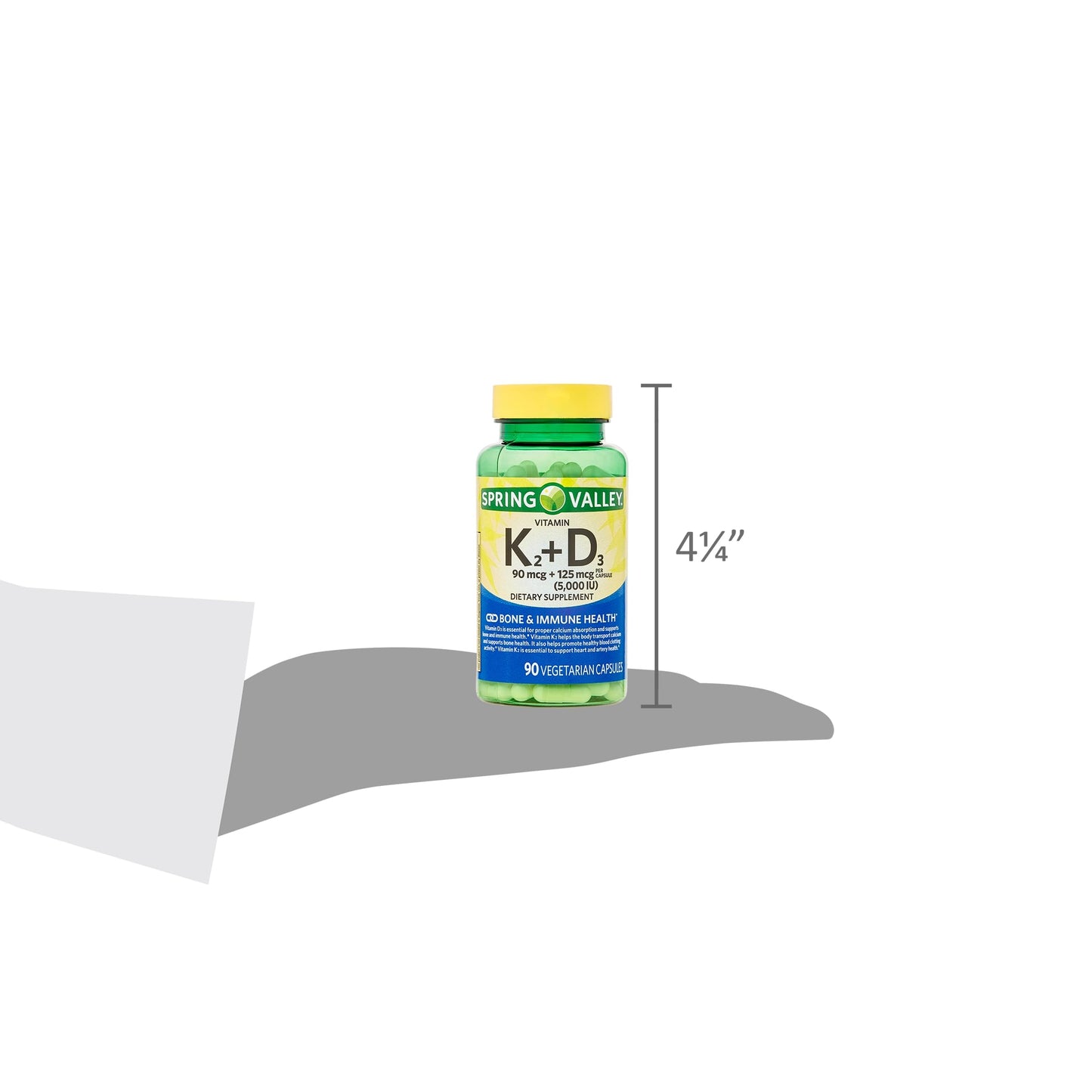 Suplemento vitamina D3 K2 de Hayvi con envase portátil