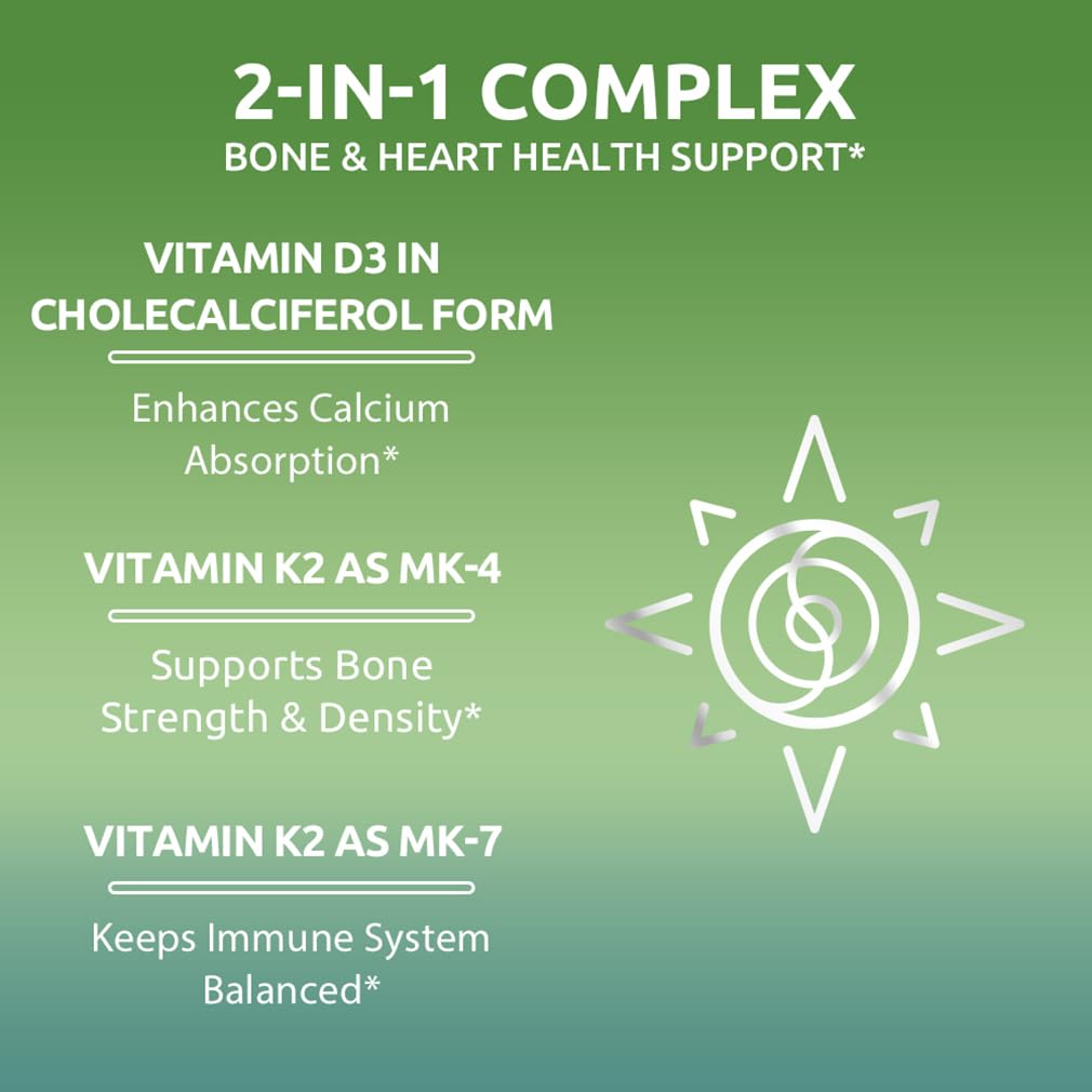 Suplemento de vitamina D3 K2 Zentastic caja y cápsulas