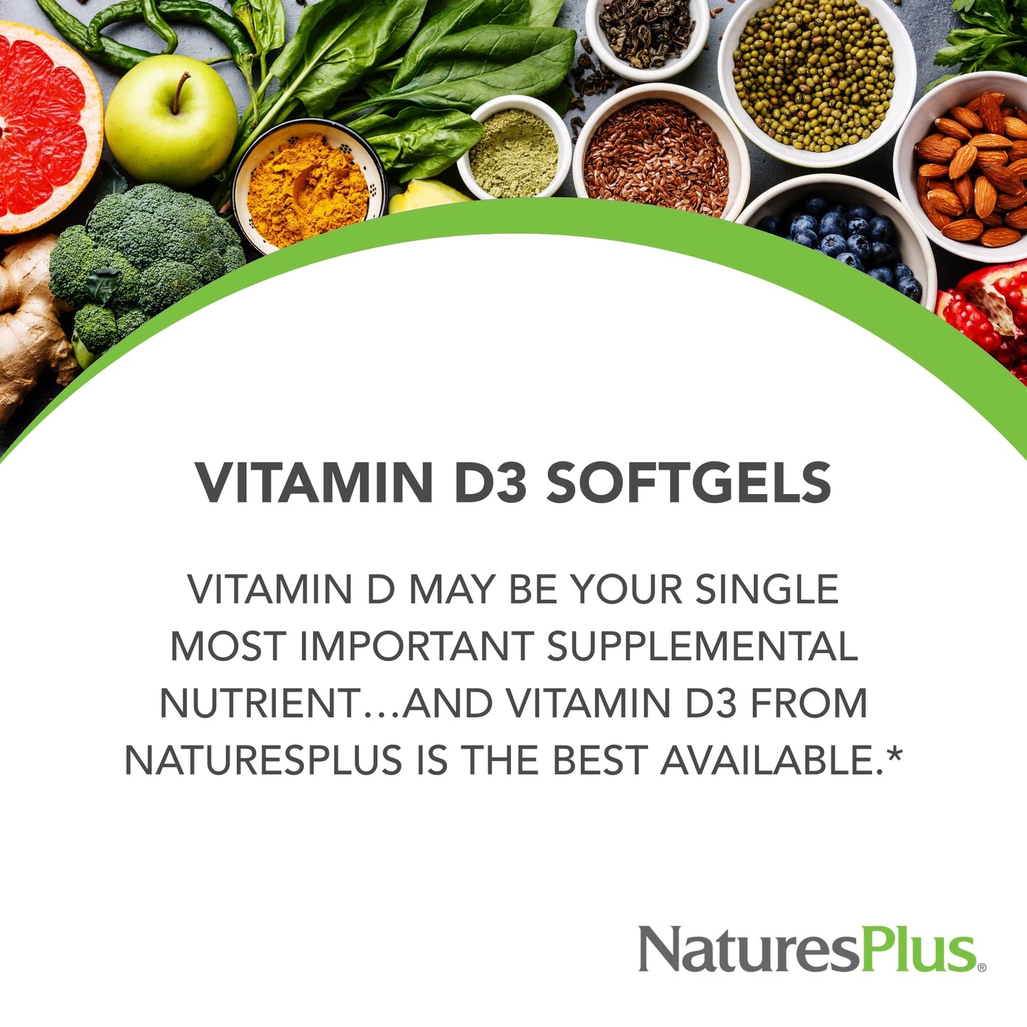 Suplemento vitamina D3 puro y sin gluten