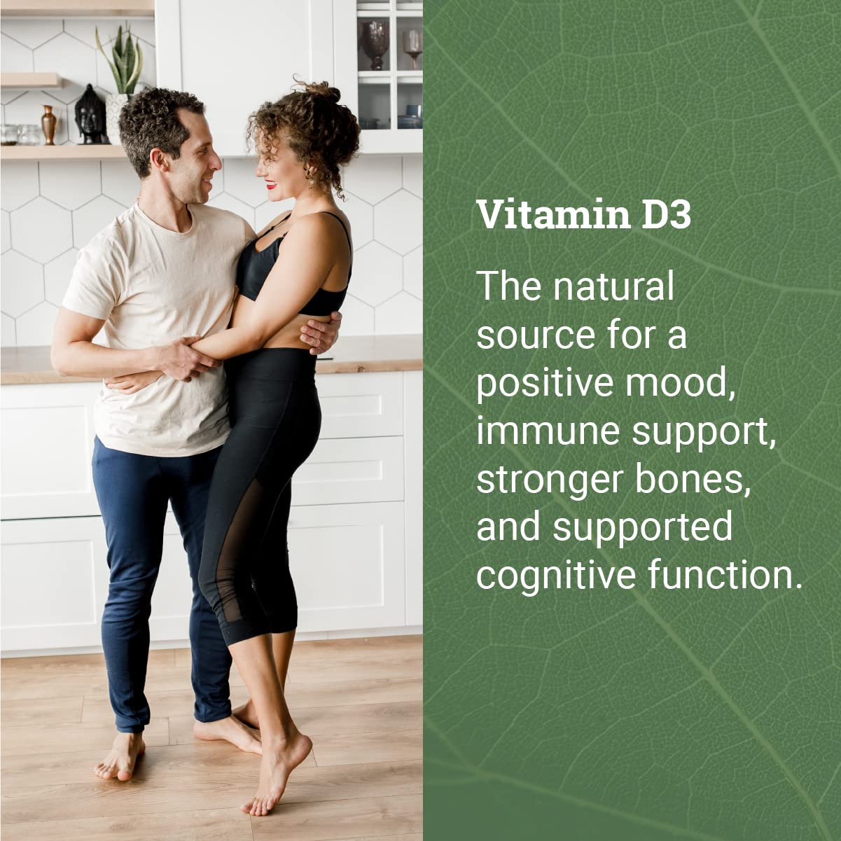 Suplemento orgánico de vitamina D3 vegana y remolacha