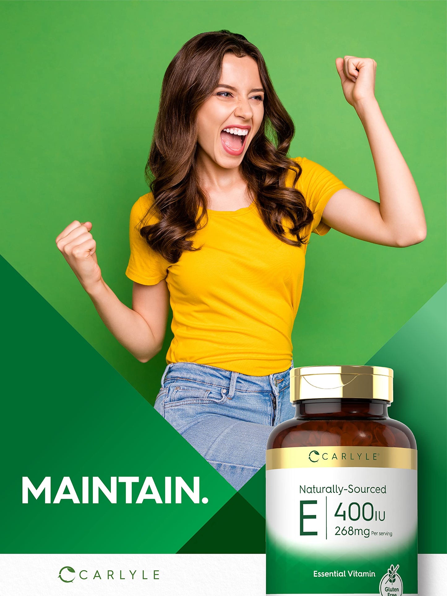 Suplemento vitamina e Carlyle 250 cápsulas naturales sin ogm