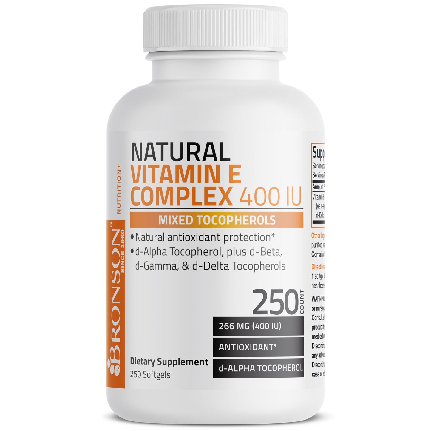 Suplemento vitamina e natural Bronson antioxidante calidad