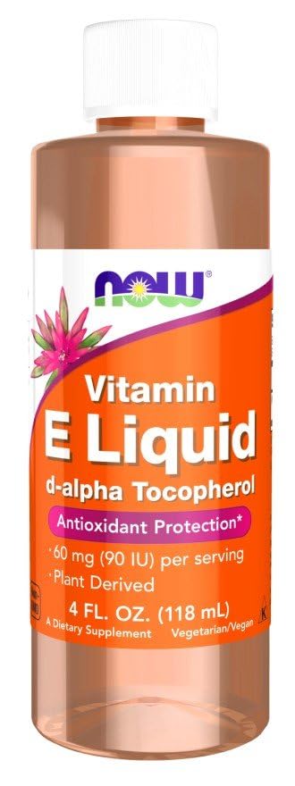 Suplemente de vitamina E Now Foods envase