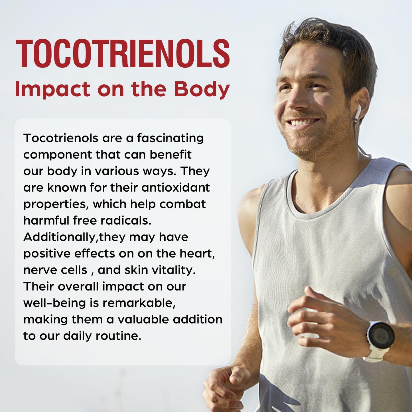Suplemento vitamina E tocotrienol Kroppssund envase lateral