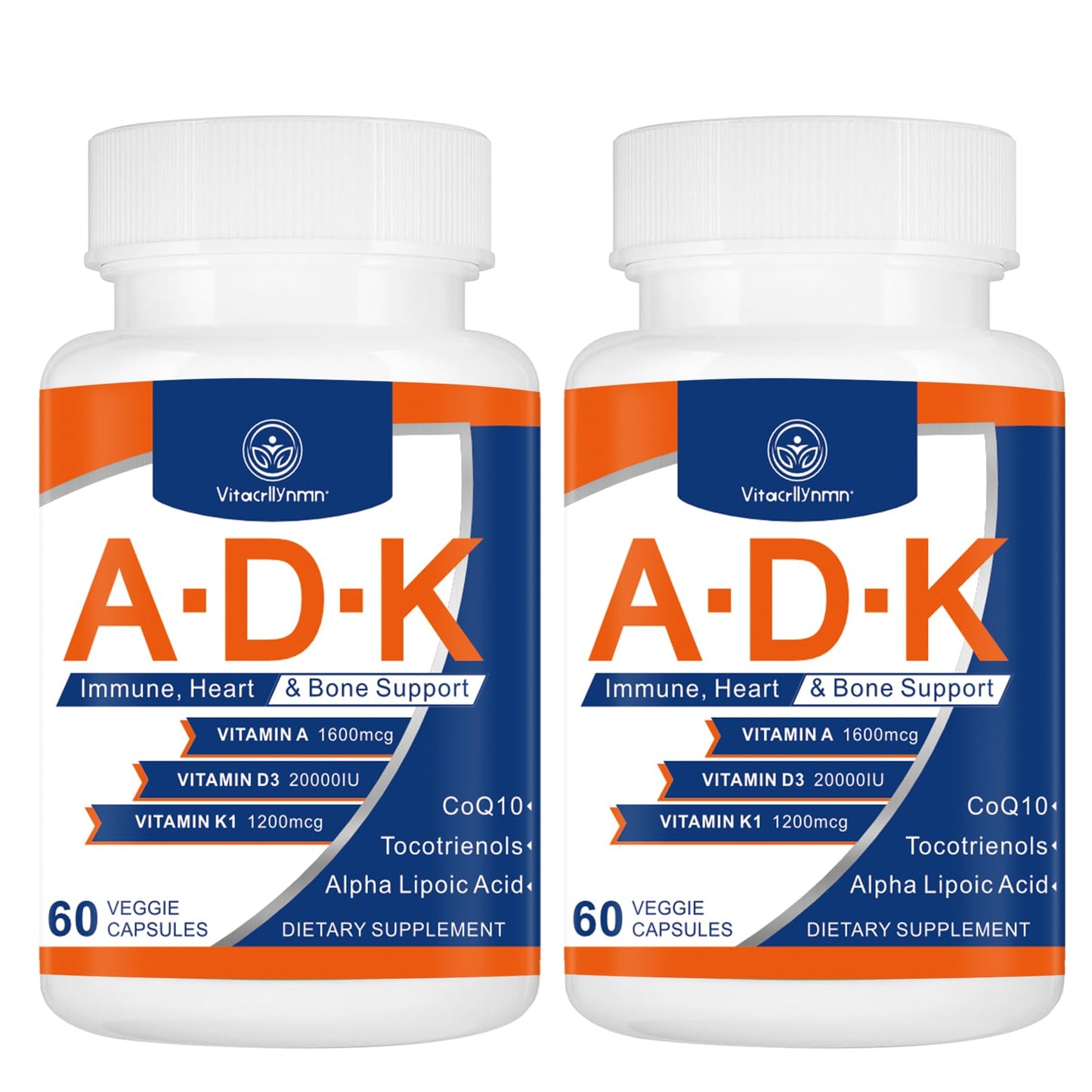 Suplemento vitaminas ADK 20000 UI VITACRLLYNMN cápsulas