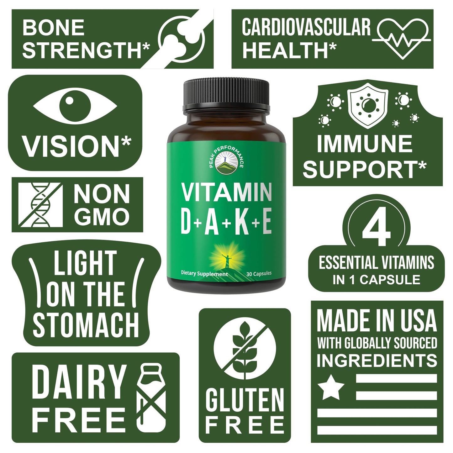 Suplemento vitaminas adk apoyo inmunidad