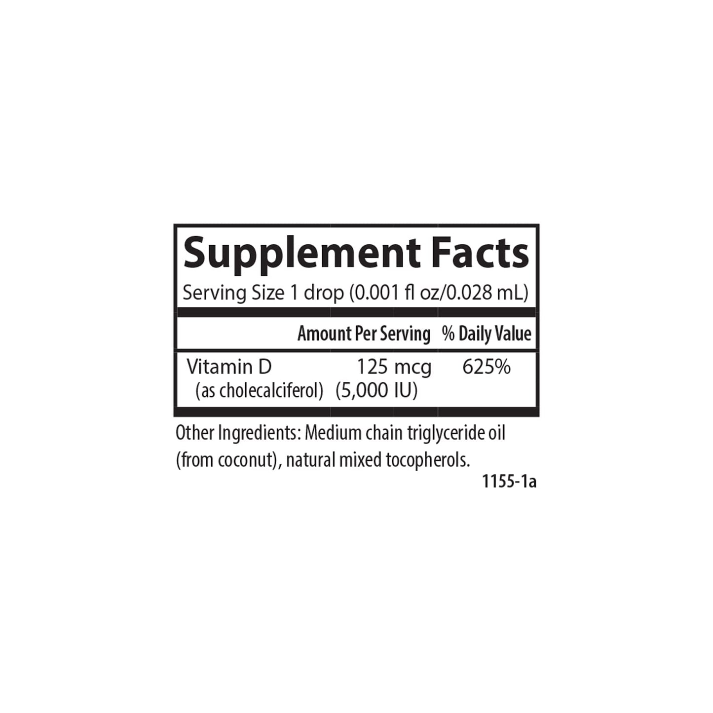 Suplemento con vitaminas d3 en gotas Carlson no tiene sabor ni OMG