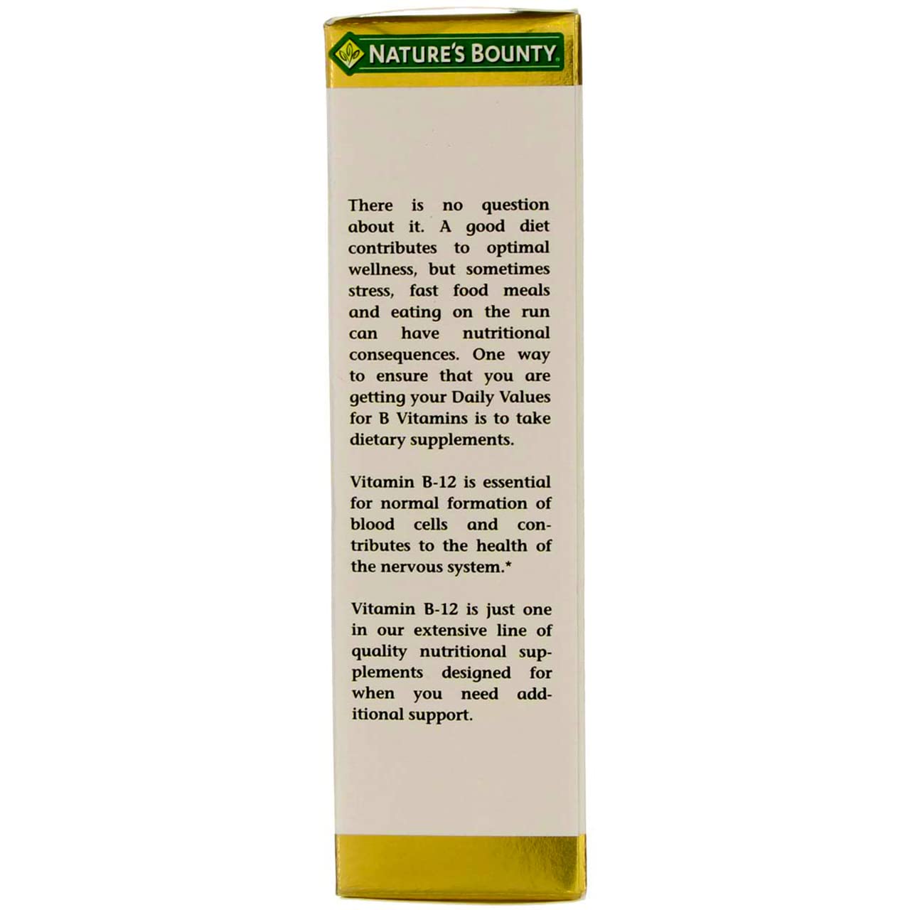 Suplemento vitamínico B-12 líquido Nature's Bounty