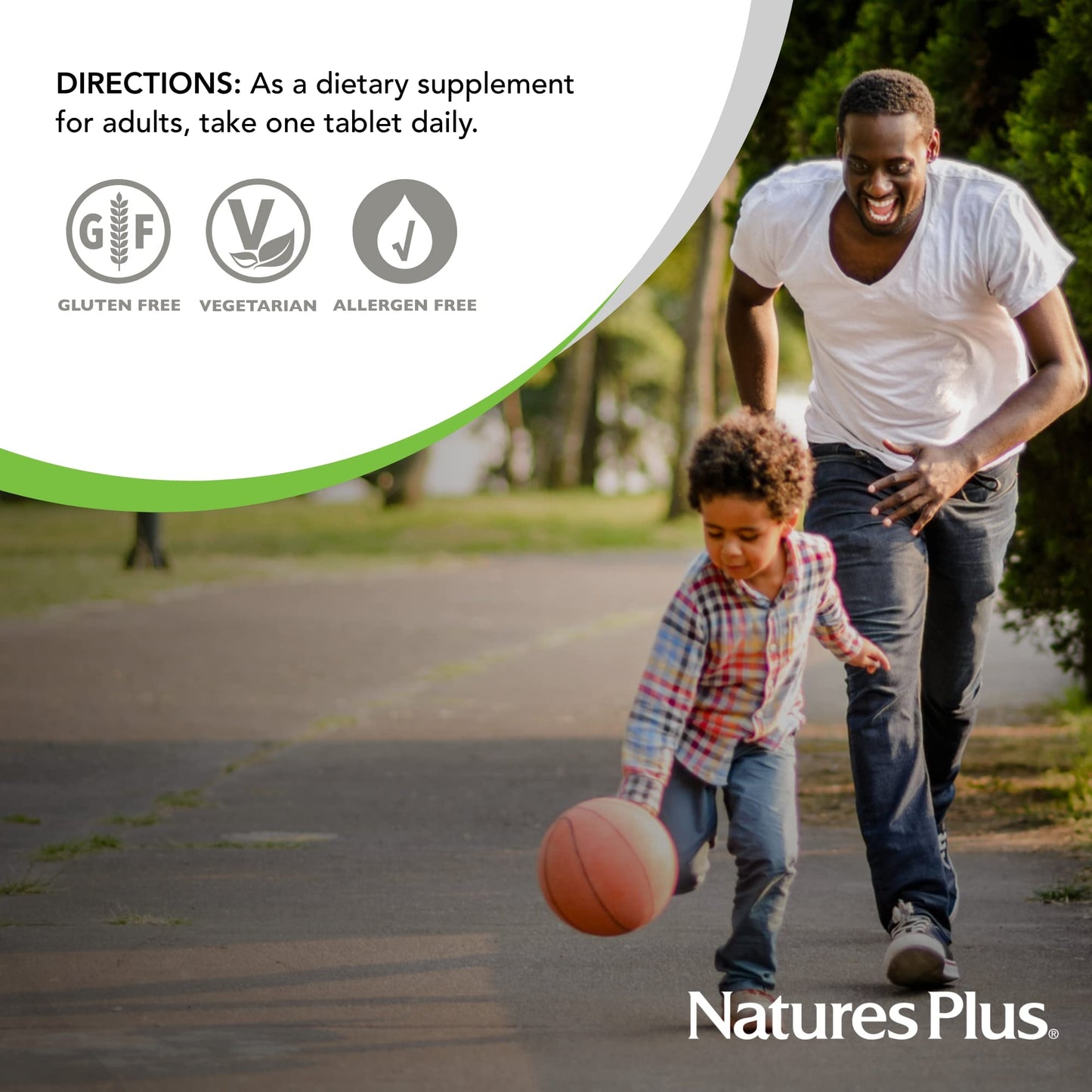 Suplemento vitamínico NaturesPlus ácido fólico y vitaminas B