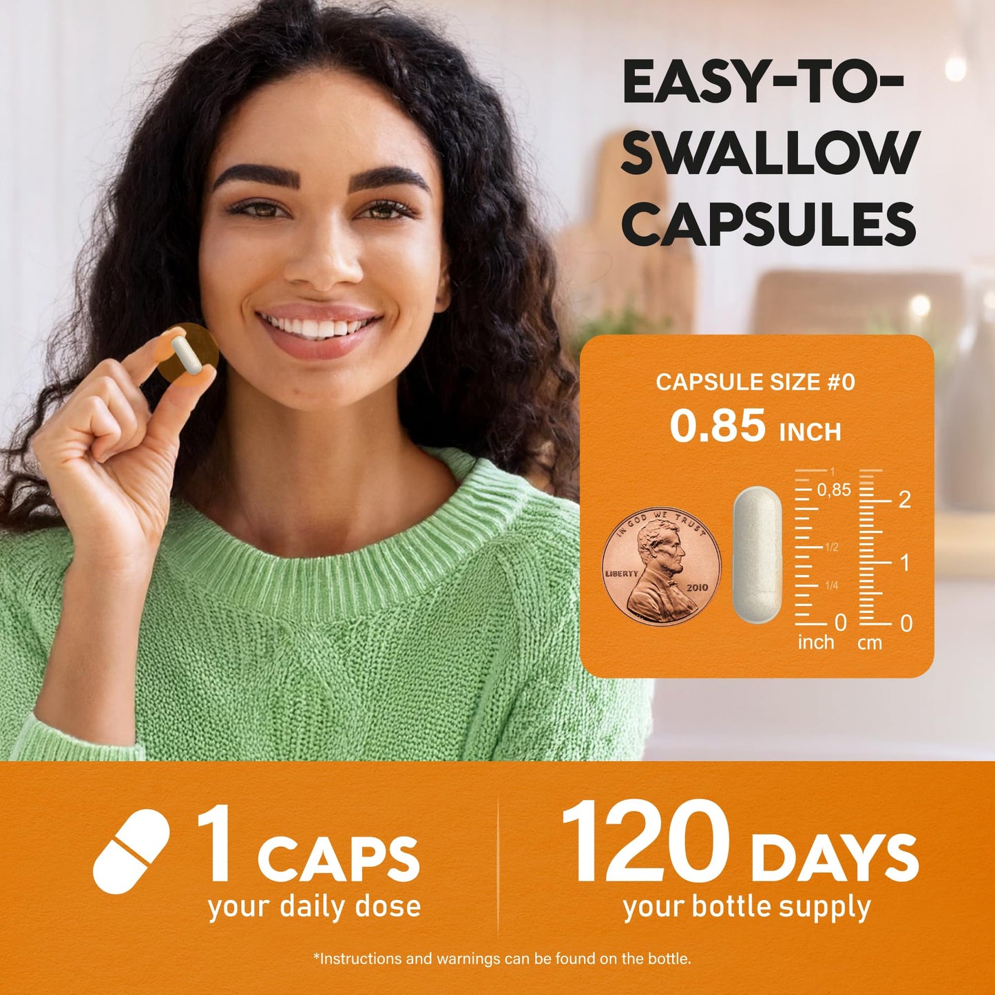 Suplemento vitamínico NutraHarmony D3 K2 120 cápsulas