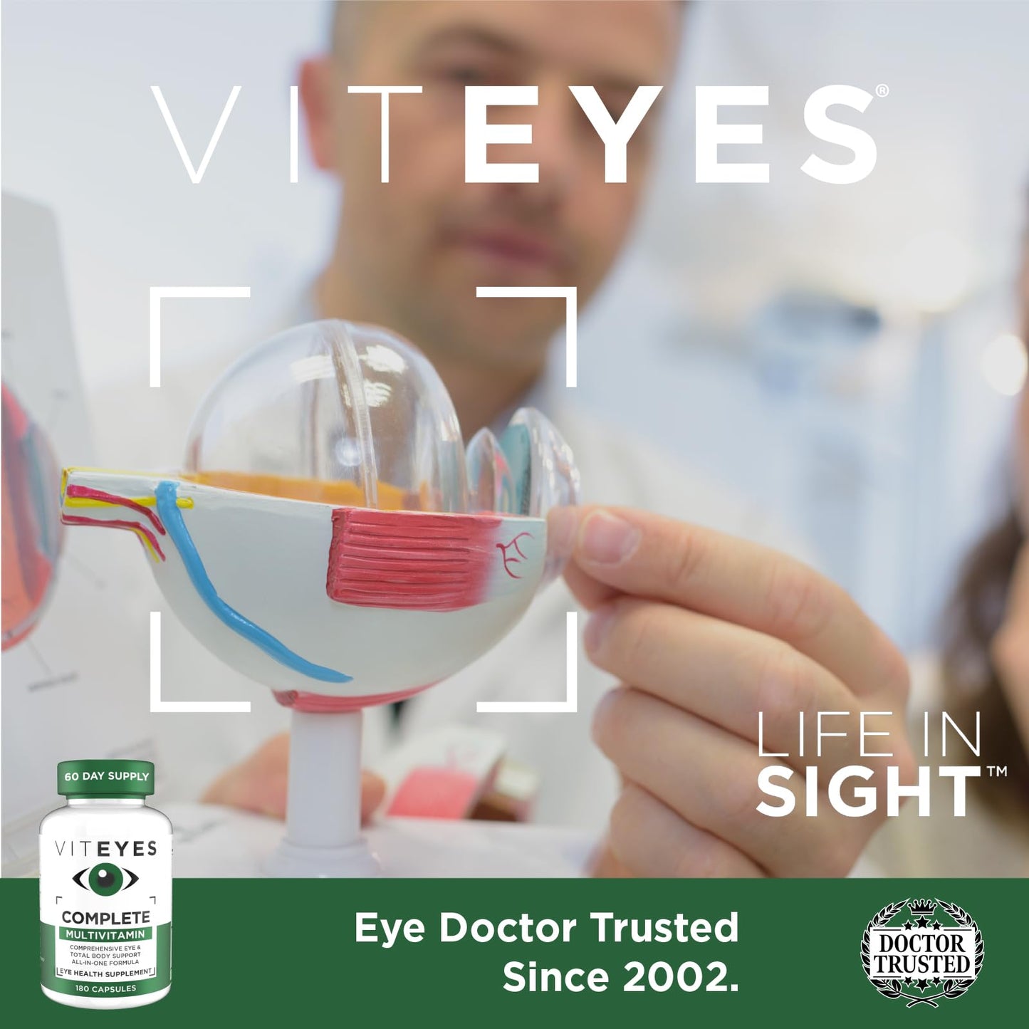 Suplemento multivitamínico Viteyes para soporte ocular