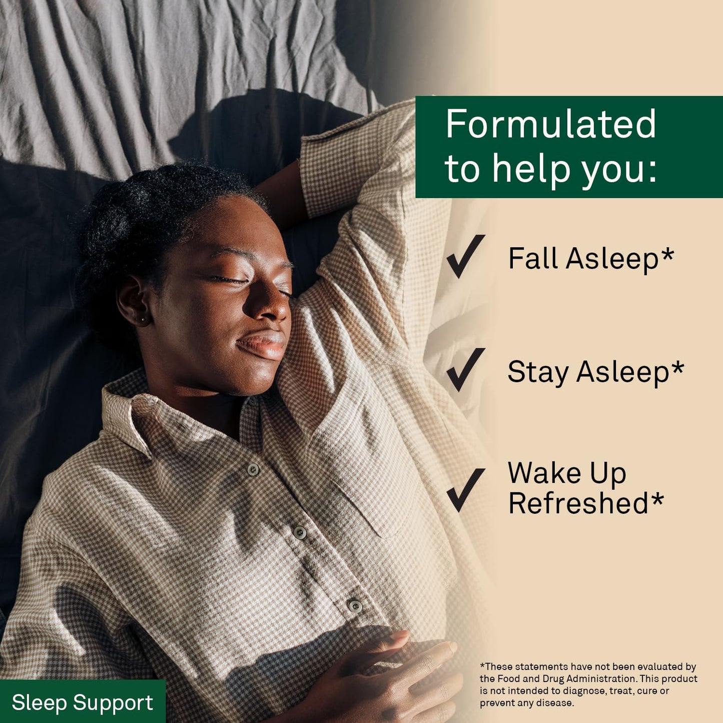 Suplemento de WellWithAll para relajación y descanso nocturno.