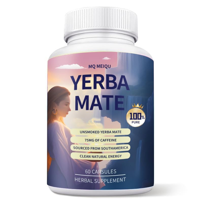 Suplemento de Yerba Mate 375mg 60 cápsulas