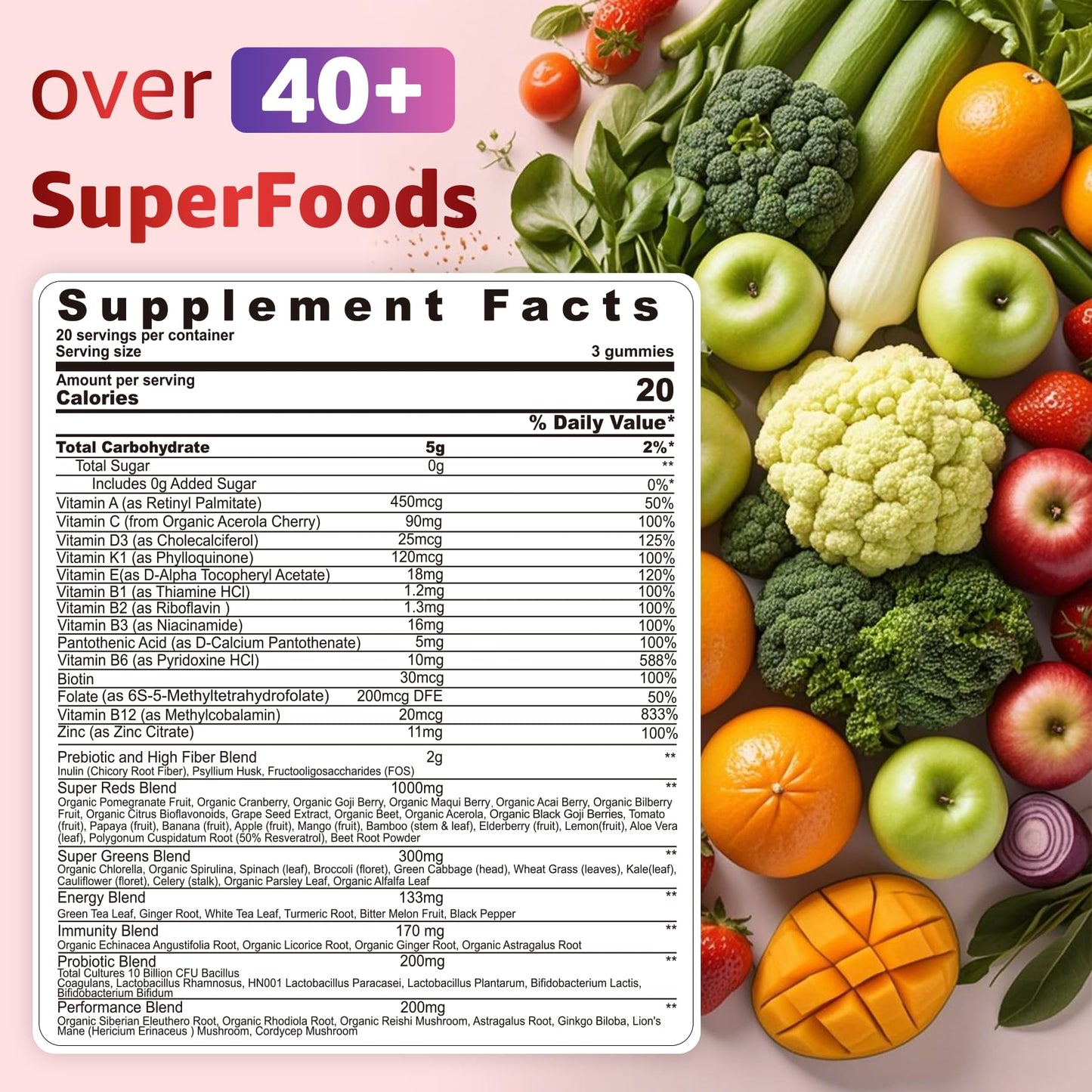 Suplementos masticables Nextdia inositol y super reds