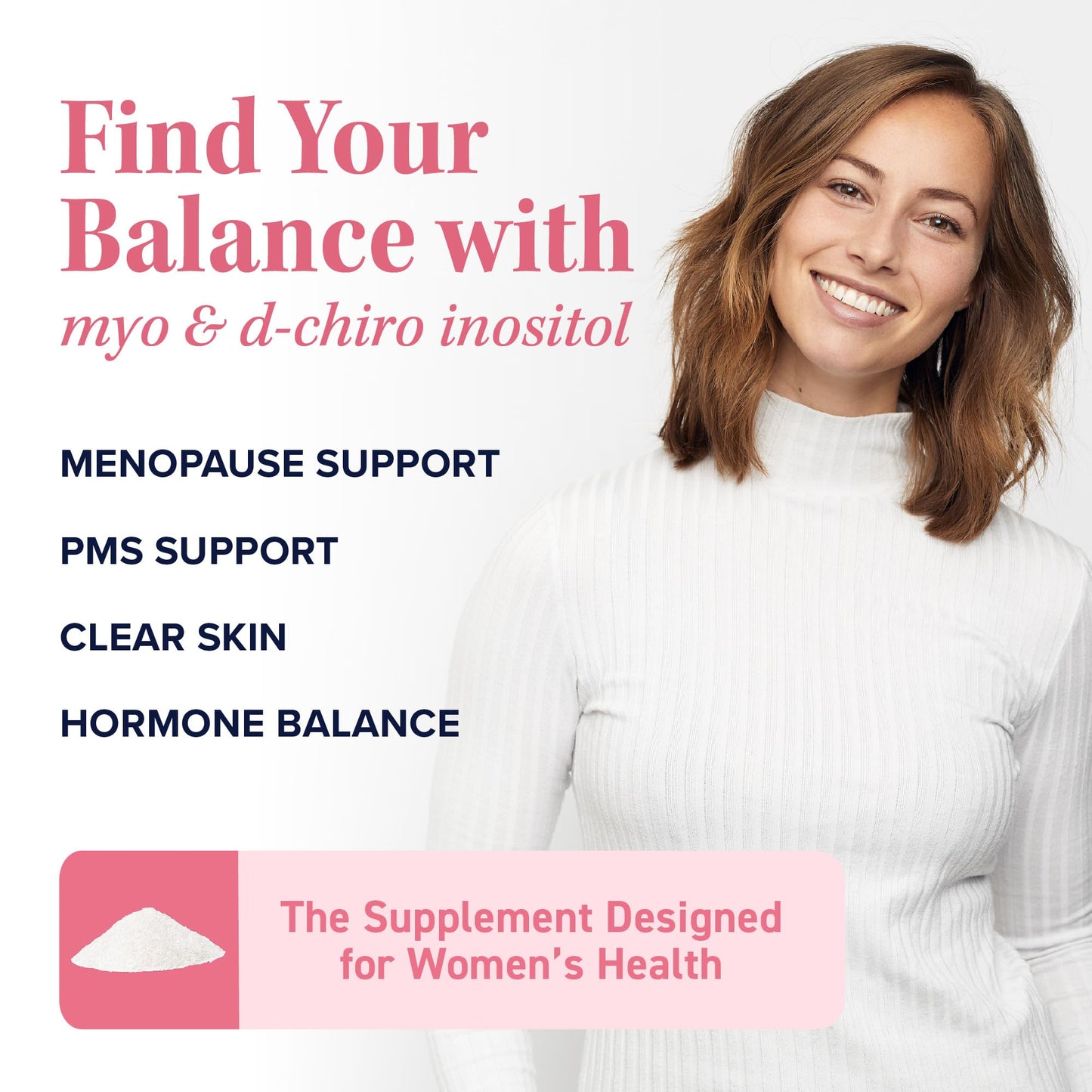 Suplementos de Myo-Inositol y D-Chiro en polvo
