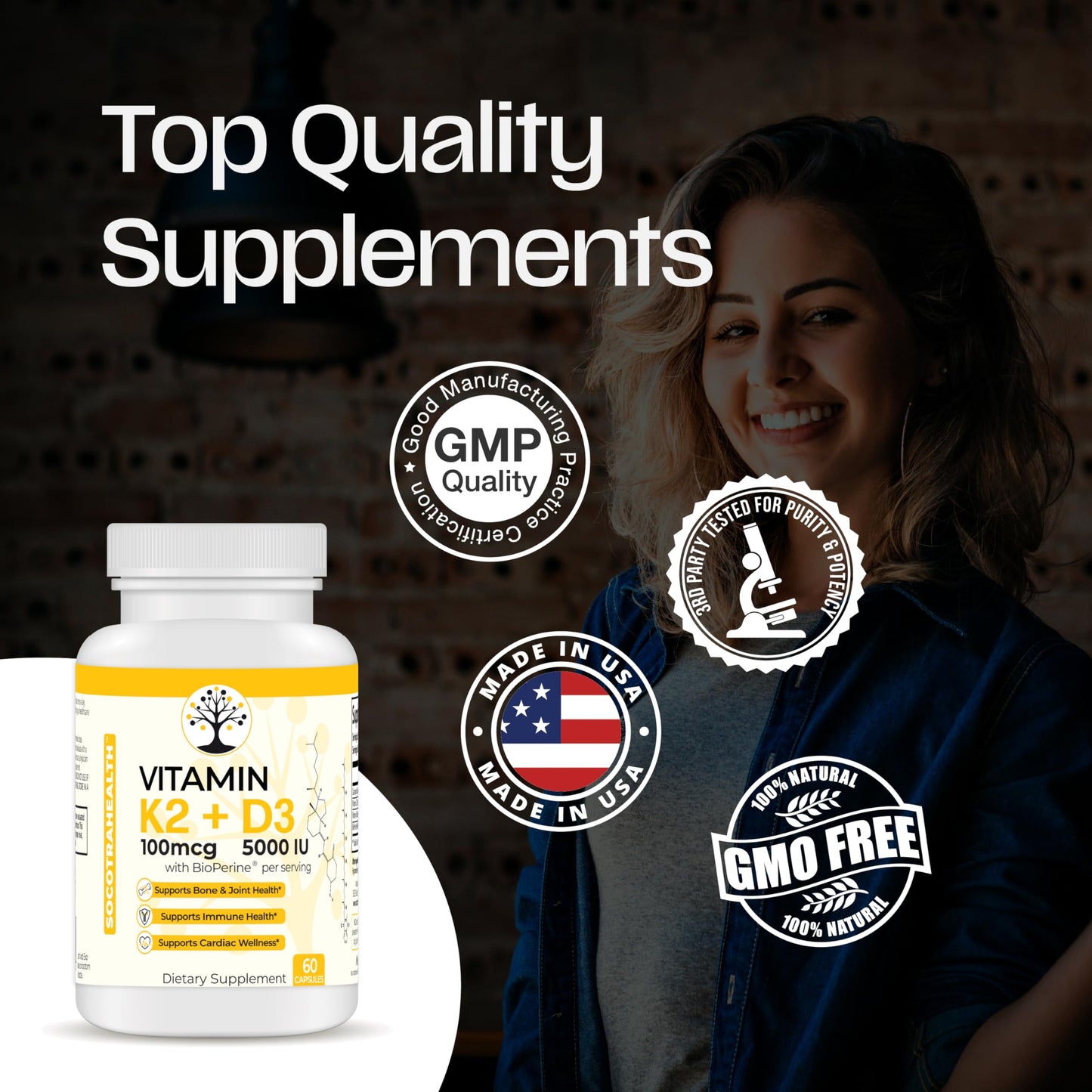 Suplementos naturales Socotra Health para salud óptima