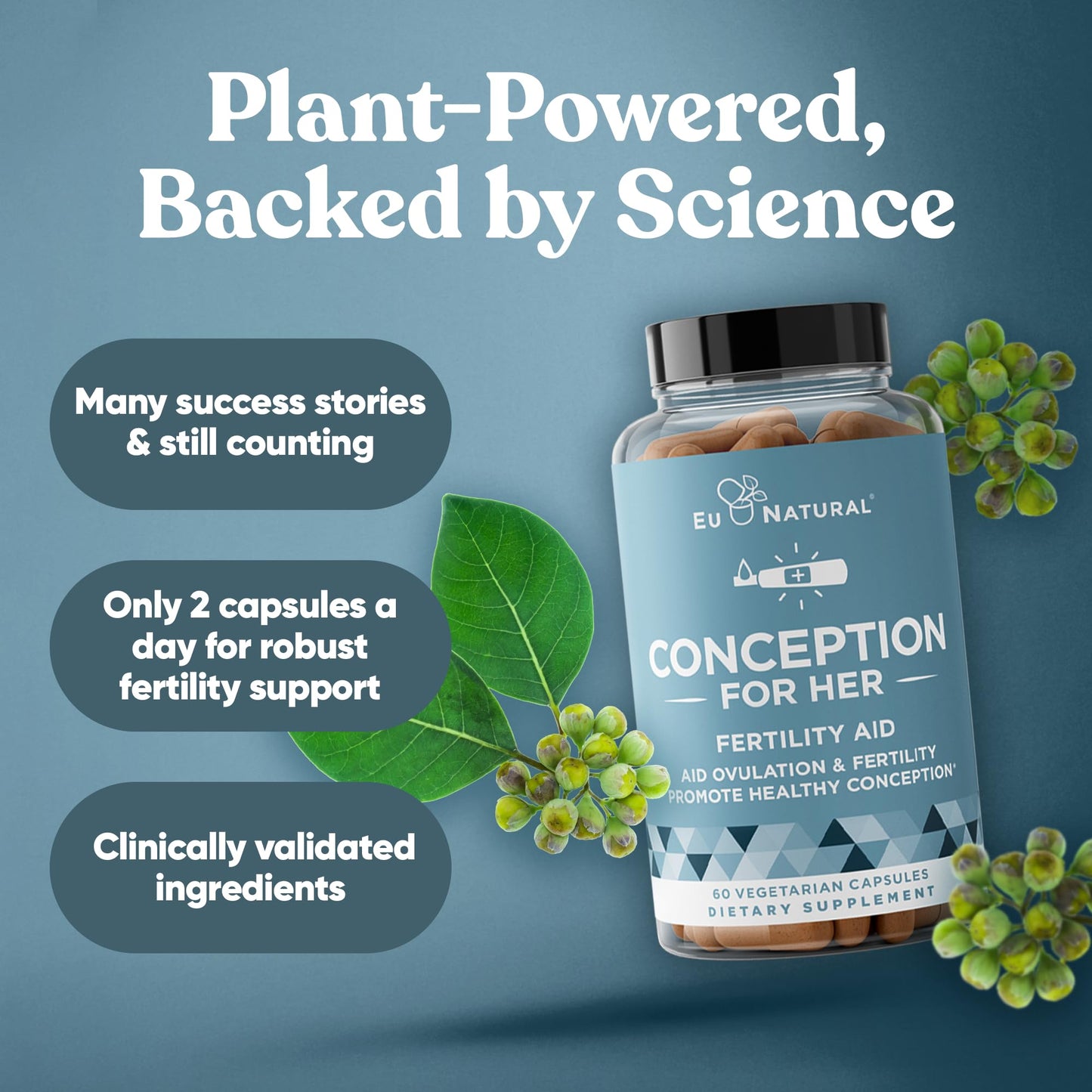 Suplementos prenatales veganos para fertilidad Conception