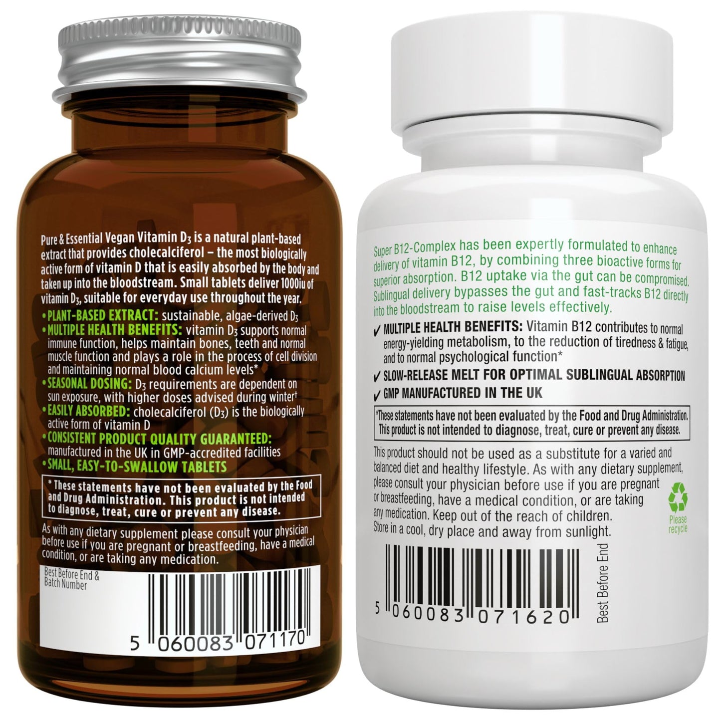 Suplementos veganos Igennus para sistema inmunológico y energía