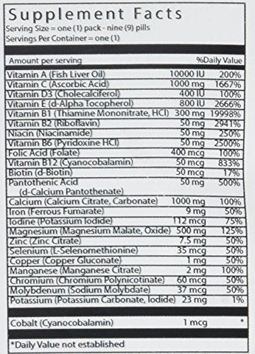 Suplementos Vital Bulk componentes