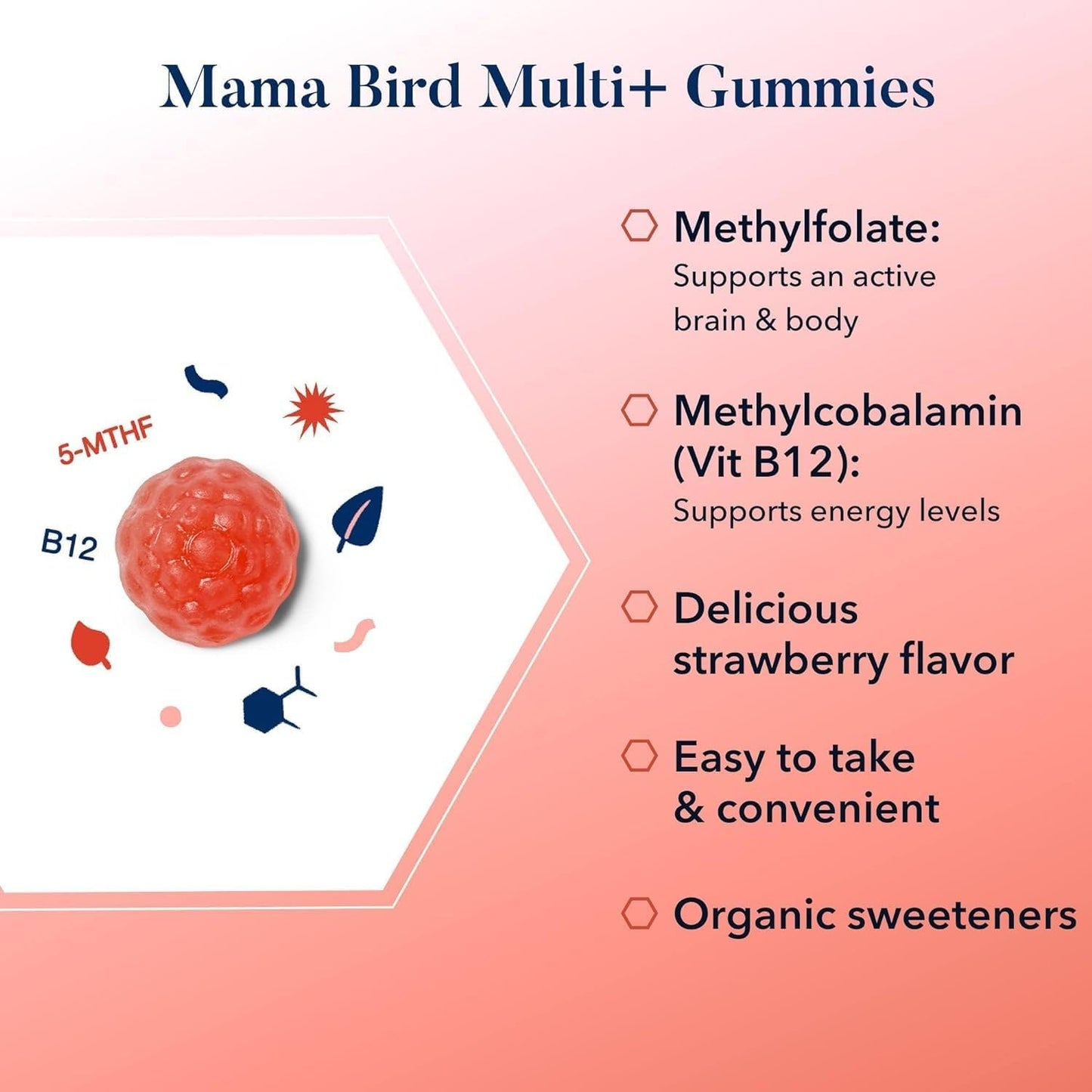 Suplementos de vitaminas prenatales Best Nest Wellness gomitas