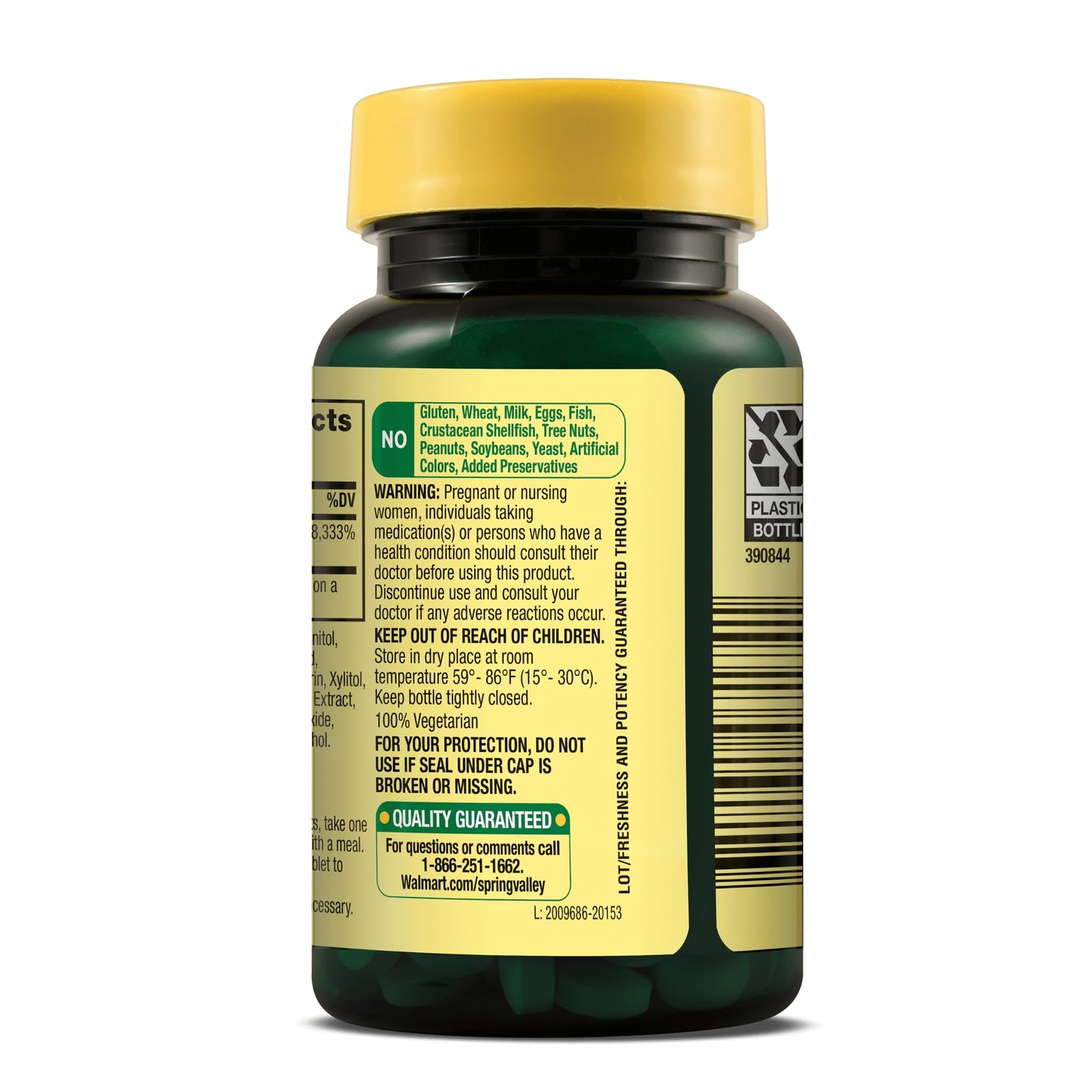 Supplemento Spring Valley para energía y salud de piel