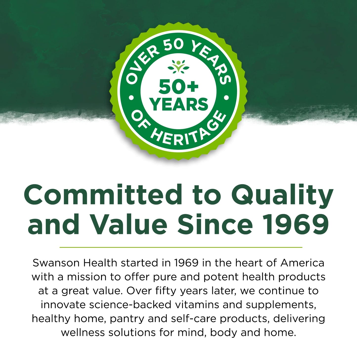 Logo Swanson Quality Code aprobado en multivitamínico sin hierro.